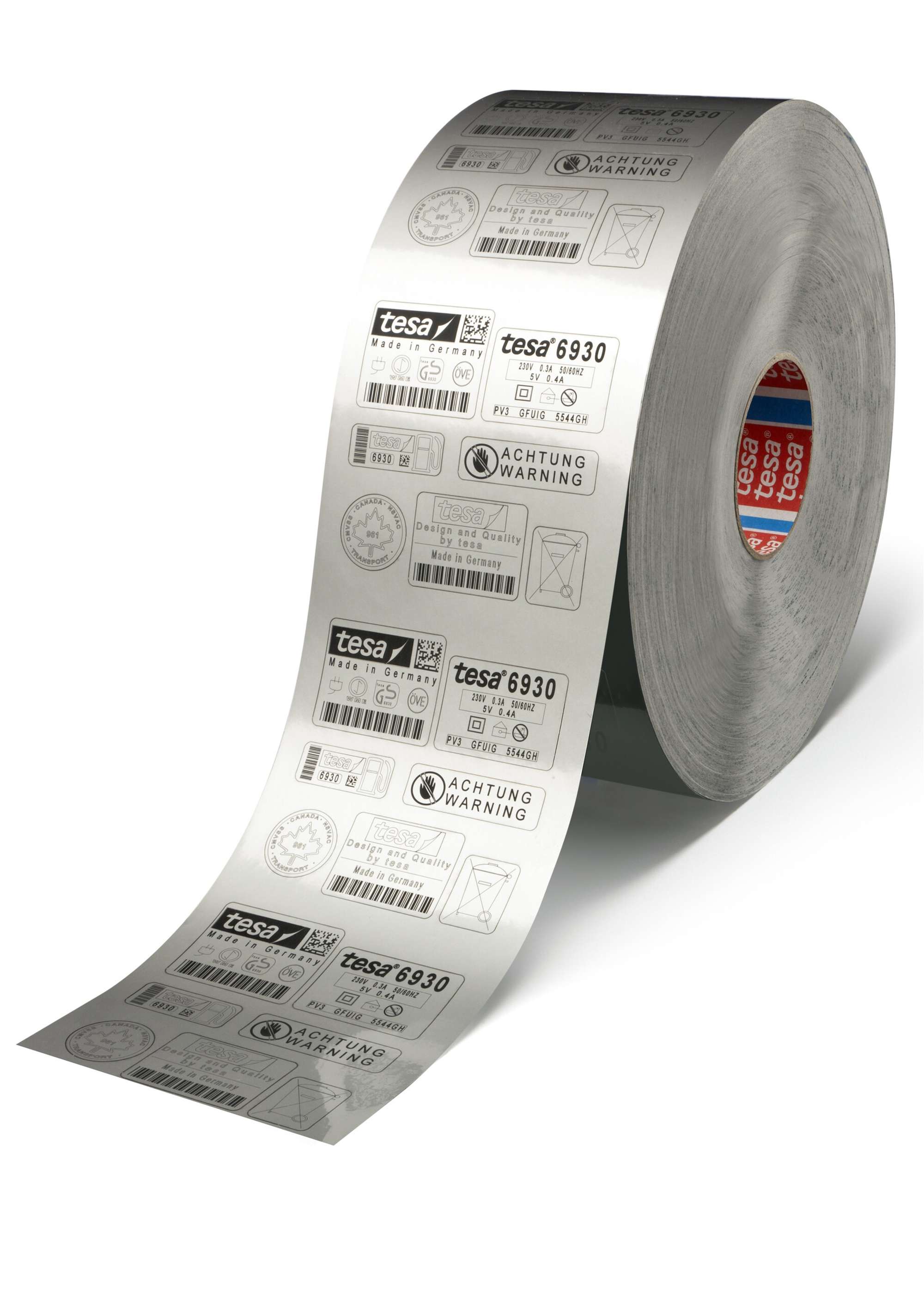 tesa 6930 Laserfolie Laserbeschriftbar und selbstklebend