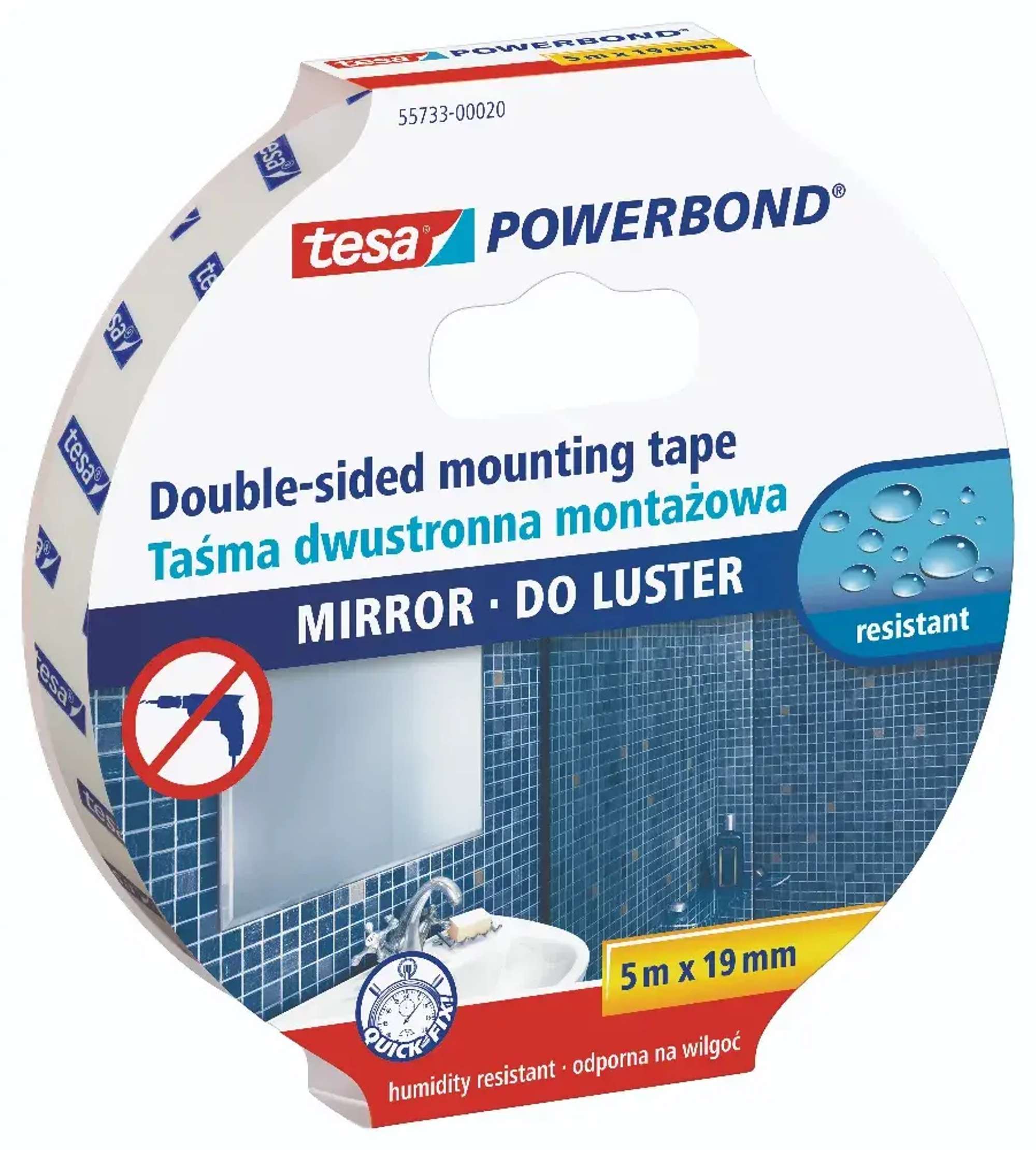 tesa Powerbond SPIEGEL- Montageklebeband