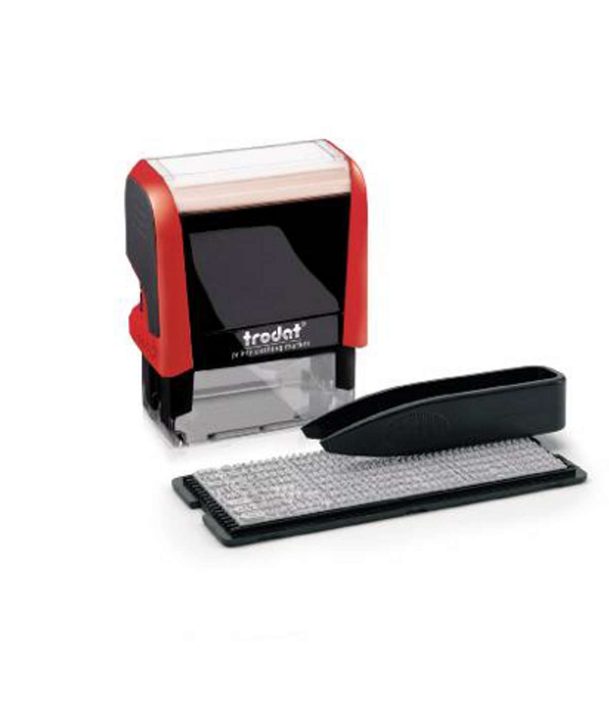 WEDO Stempel Druck. Typo 3-Z, Trodat 4911 Textilstempelset