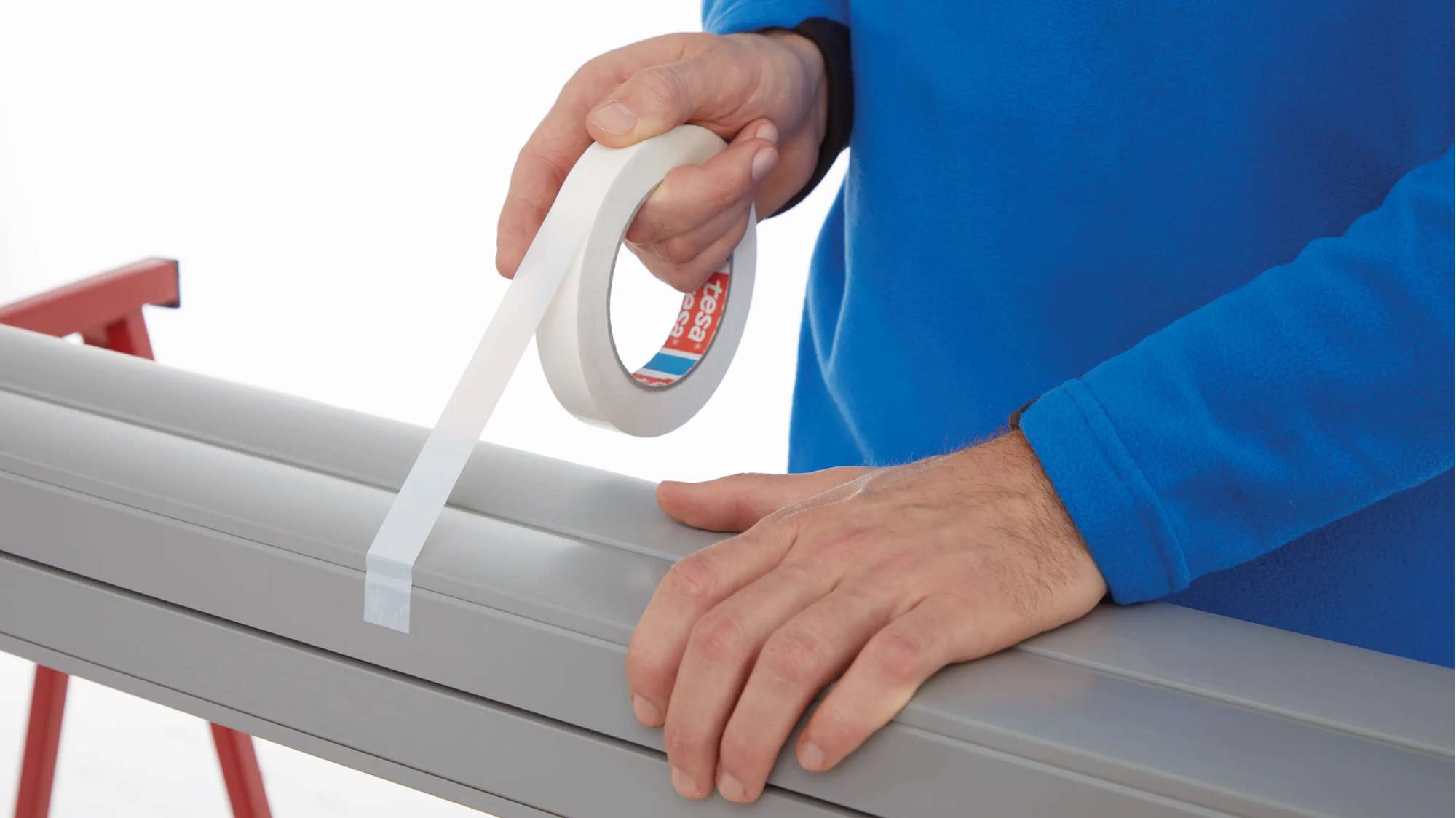4224-000 tesa 4224 Tiefkuehlbestaendiges Strapping-Klebeband, 66 m x 12 mm, weiss