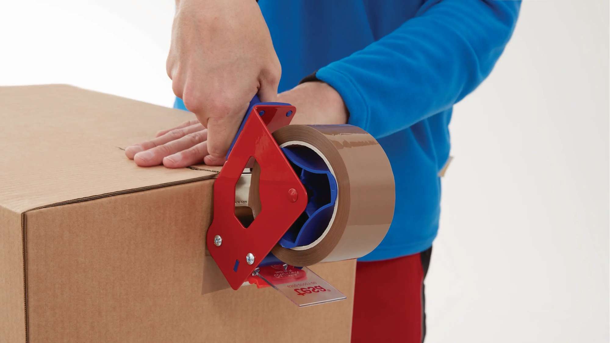 4195-003 tesa 4195 PP HiTack Packband leise, 66 m x 75 mm, braun