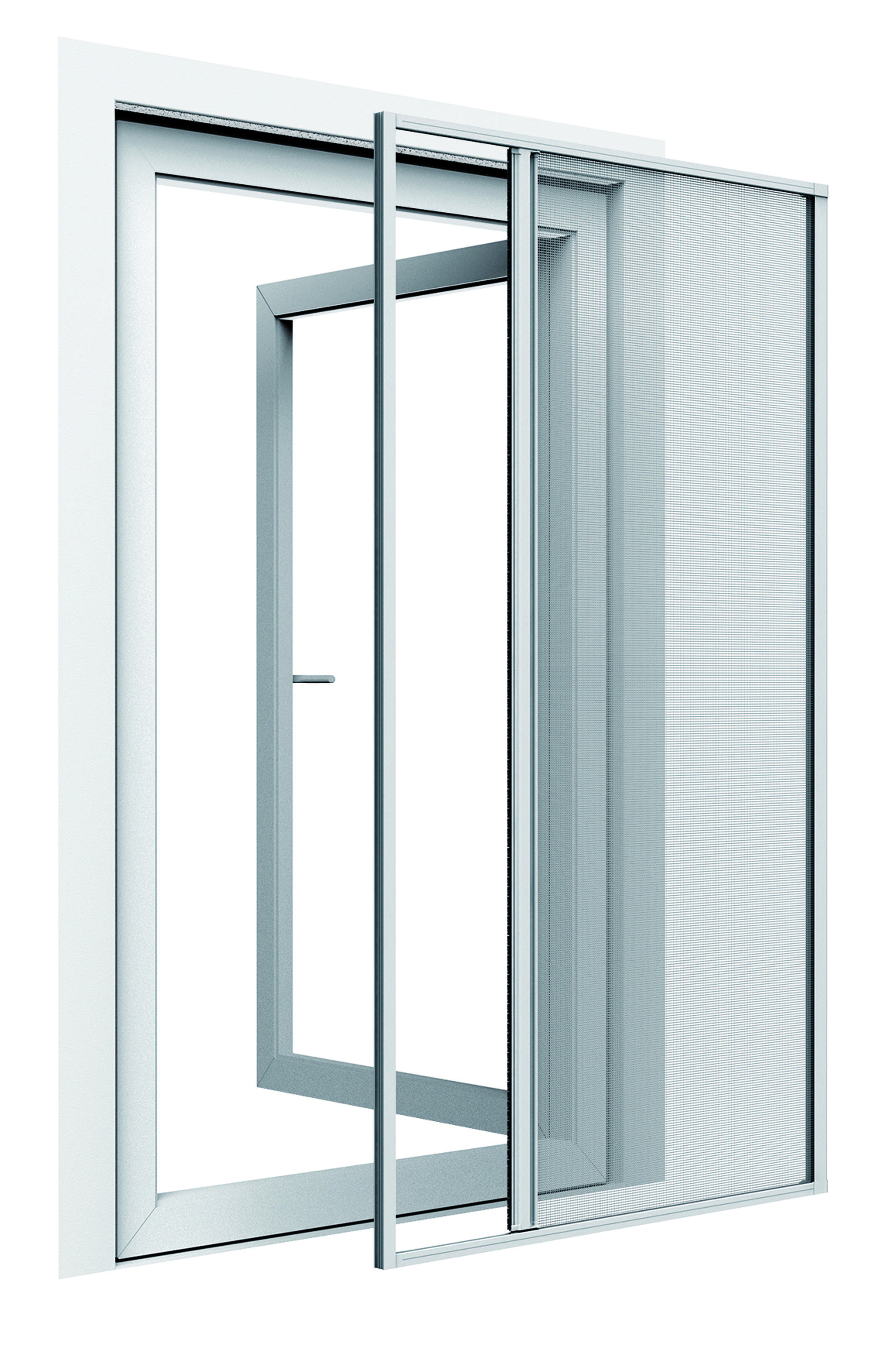 IS-A-Alu-Rollo Tür 150 x 220 cm weiss whiteLINE