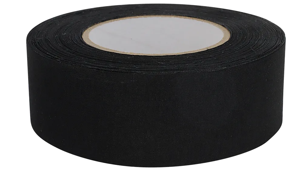 Gaffer-Tape 669 Textilklebeband, Reparaturband für Stoffe, 50 m x 50 mm, schwarz