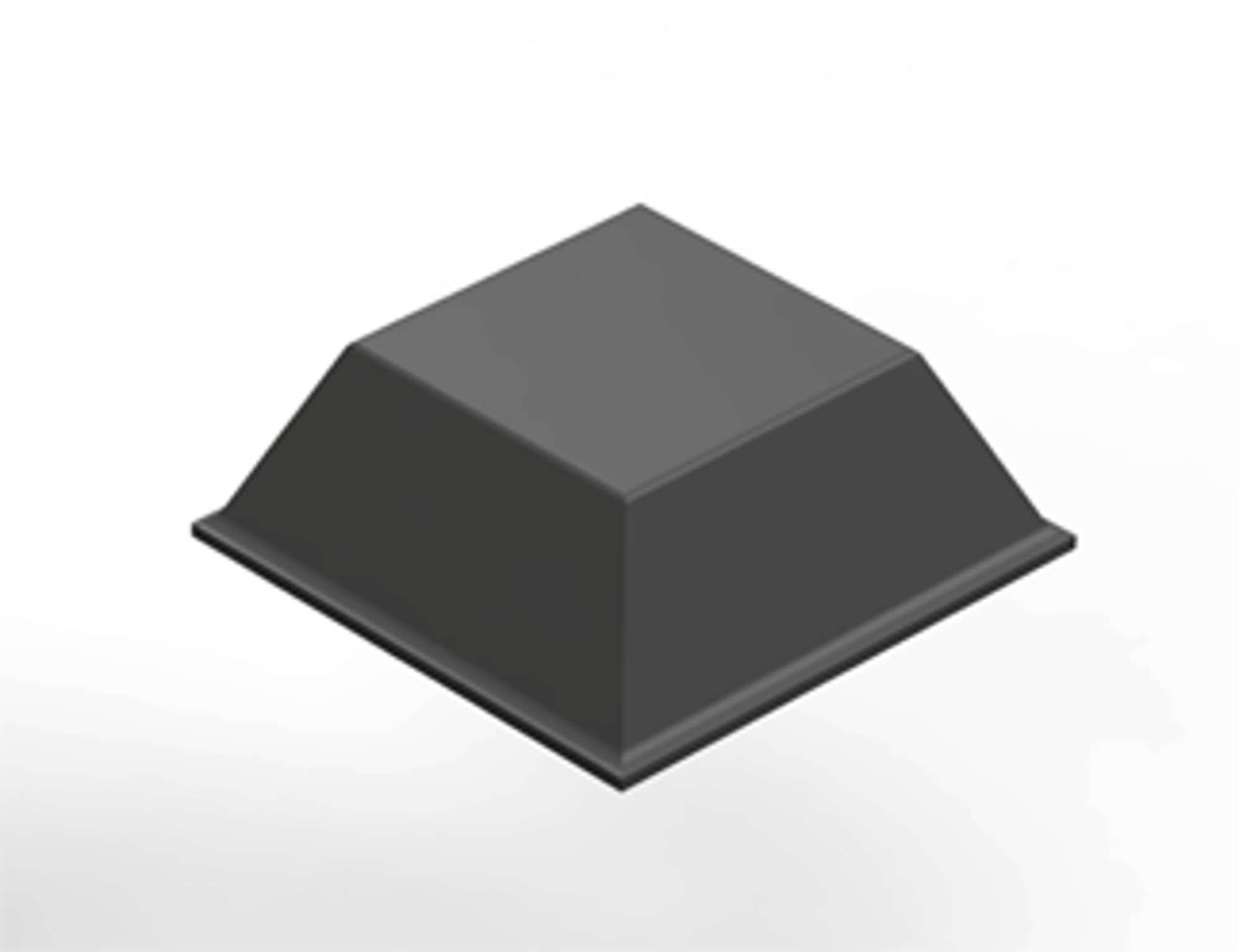 3M Bumpon SJ5023 Elastikpuffer, Grau, 20,5 x 7,6 mm, Klebstoff Natur-Kautschuk R-30