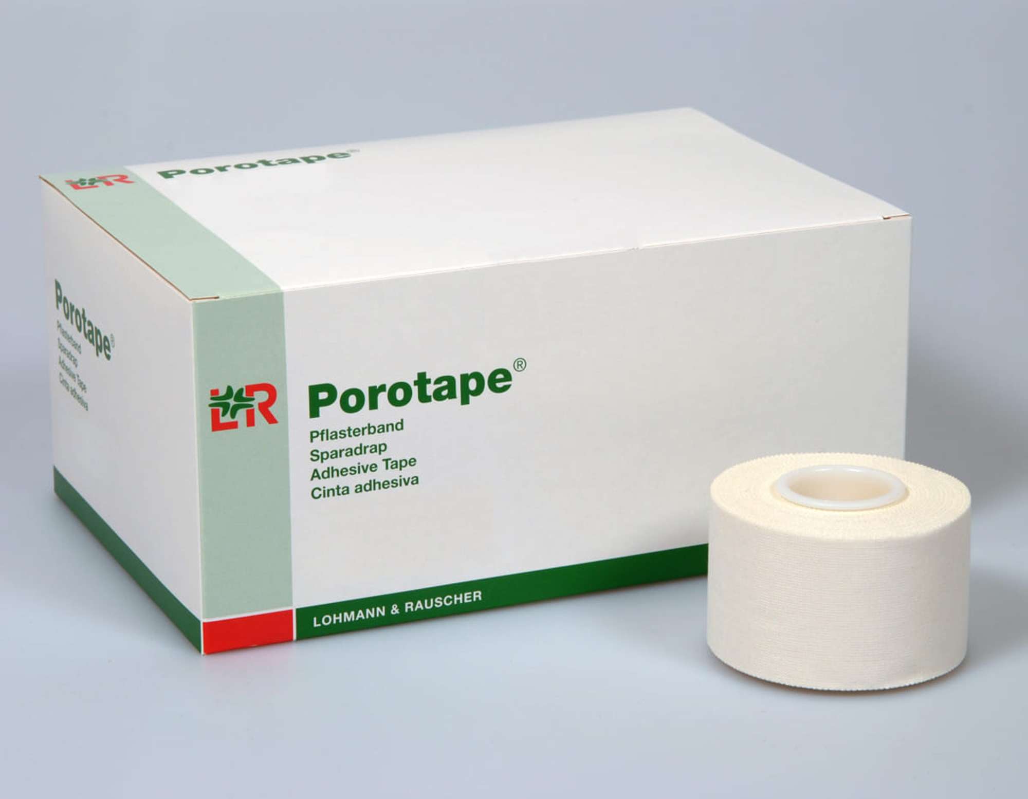 Porotape Pflasterband, 10 m x 2,5 cm, naturweiß