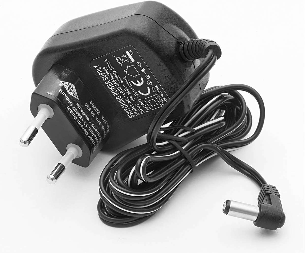 WEDO Waagen Netzgerät 6V sw, für Paket Plus Waagen