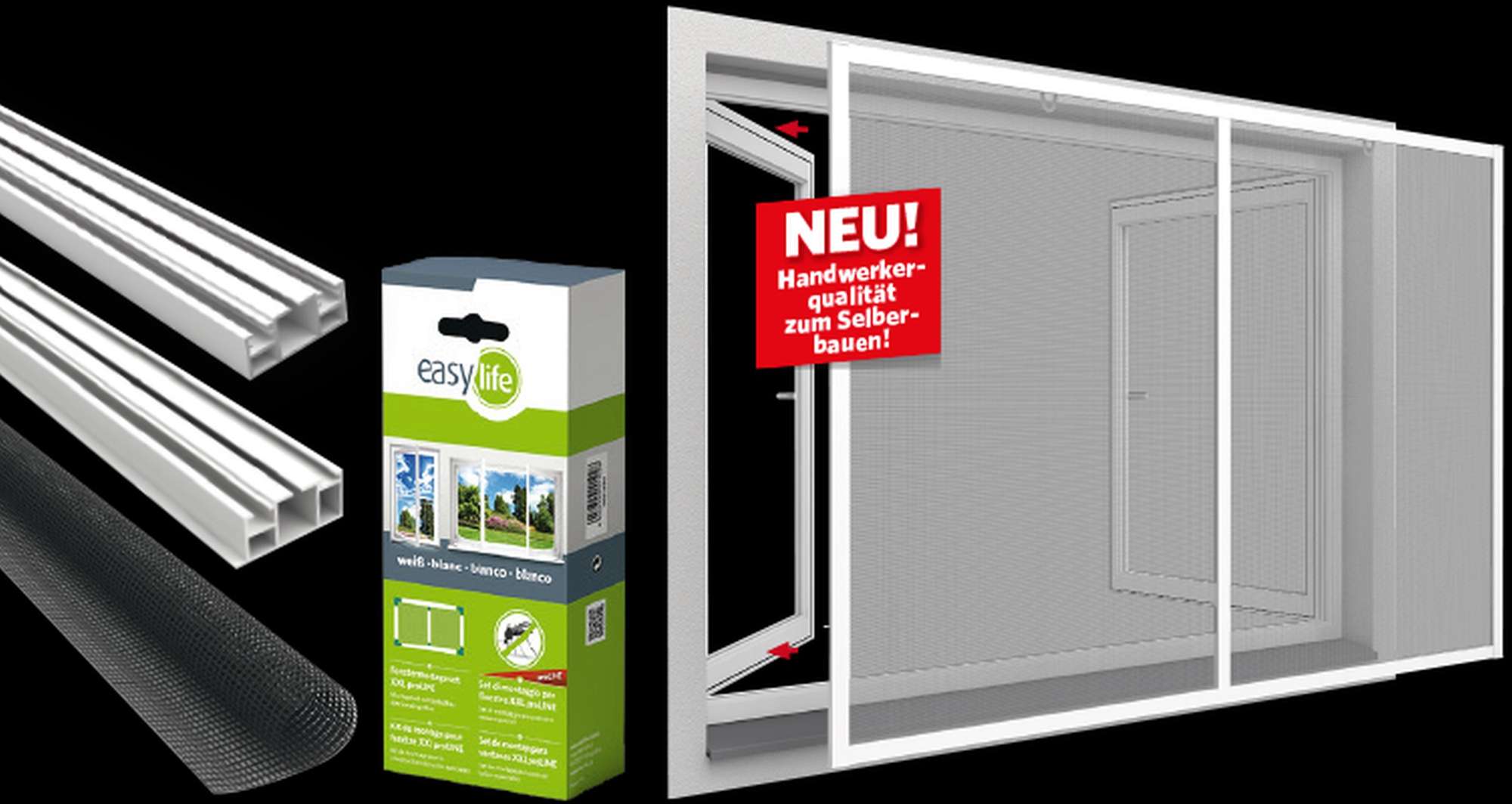 002-2890 IS-Gitter Fiberglas 120 x 3000 cm weiss