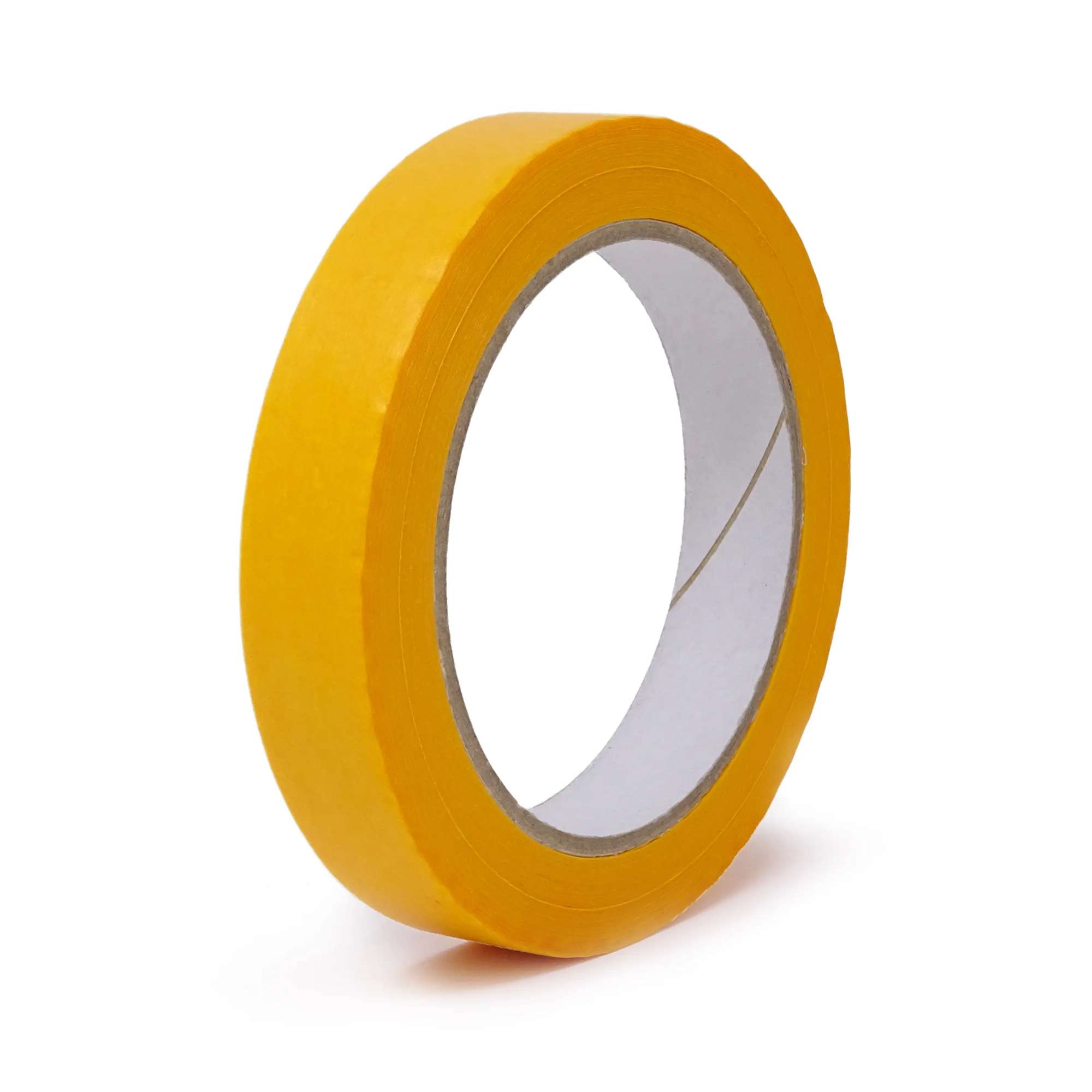 gws Washi Tape, dünnes Goldband für flache Farbkanten, 50 m x 19 mm, gelb