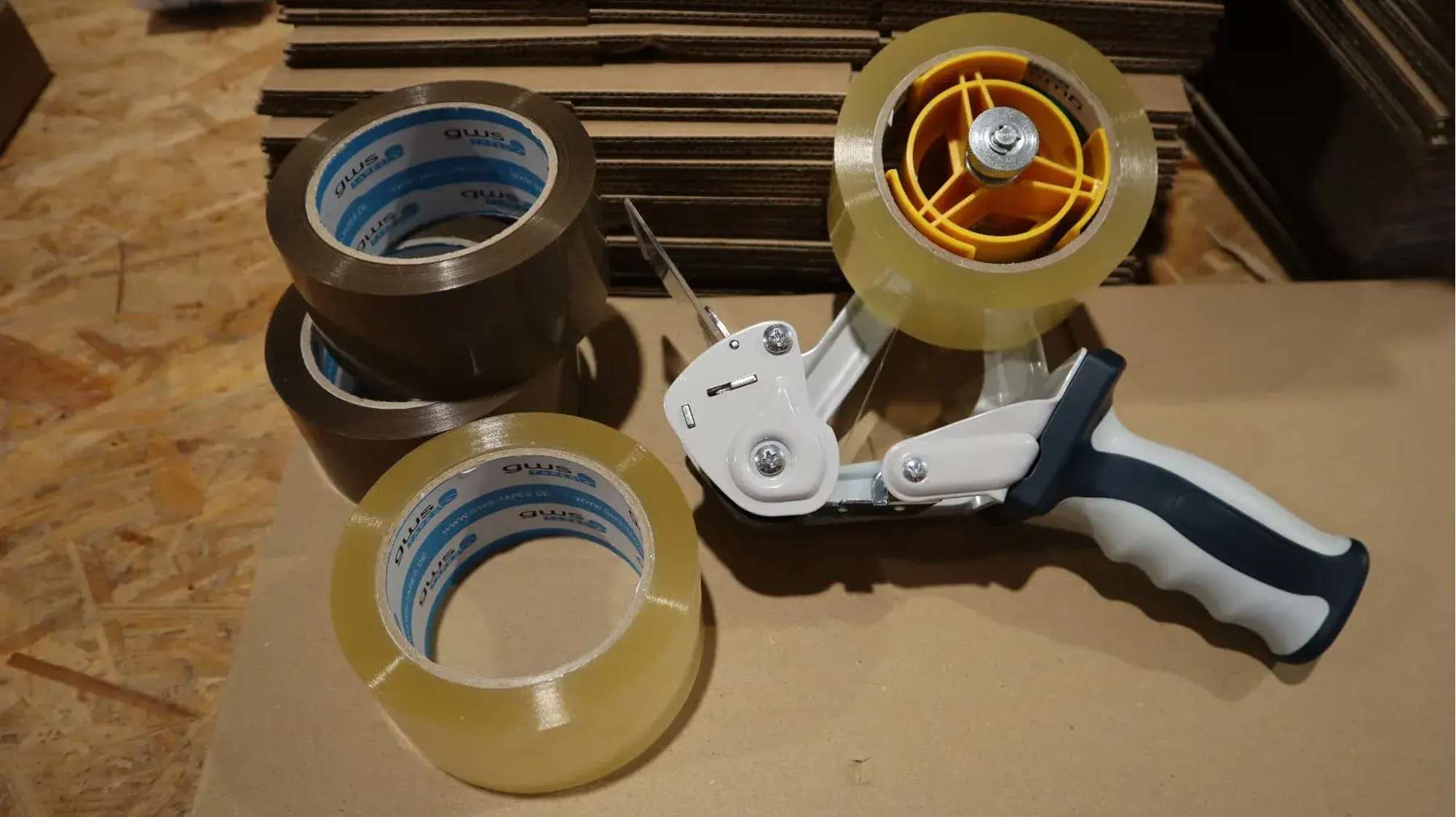 405061-000 gws 405061 Packband Handabroller mit Sicherheitsmesser, bis 50 mm