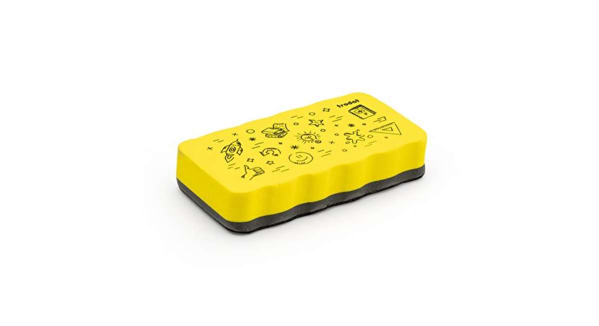 WEDO Whiteboard Schwamm Trodat gelb, magnetisch