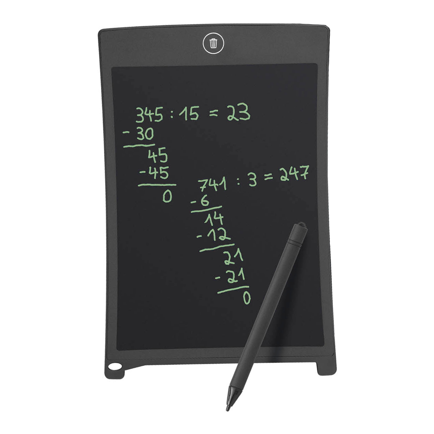 WEDO LCD Schreibtafel mit Stift sw, 21,5 cm LCD incl. Batterien