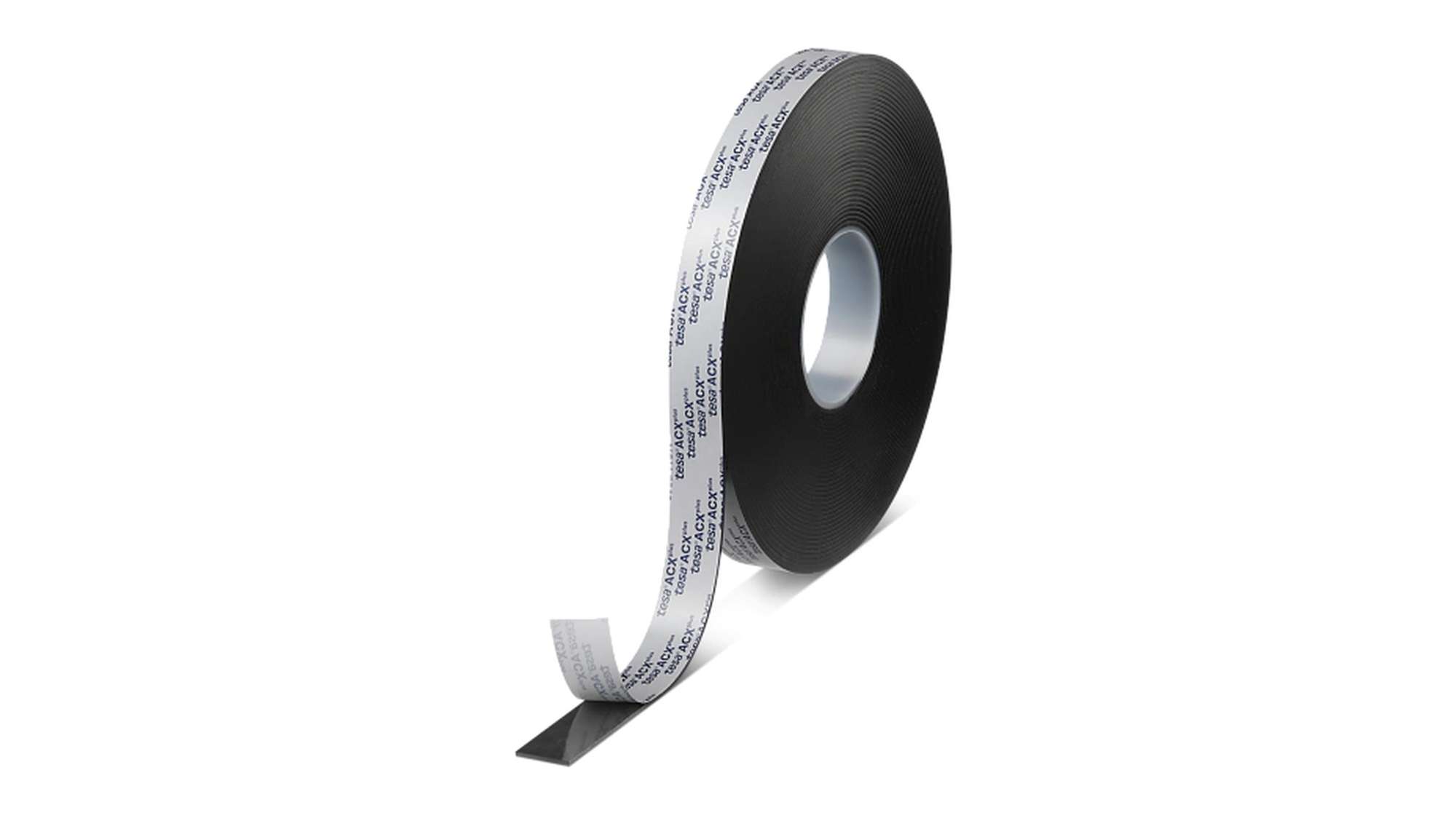 tesa ACXplus 7078 Hohe Resistenz Acrylatschaumklebeband, 18 m x 19 mm, schwarz