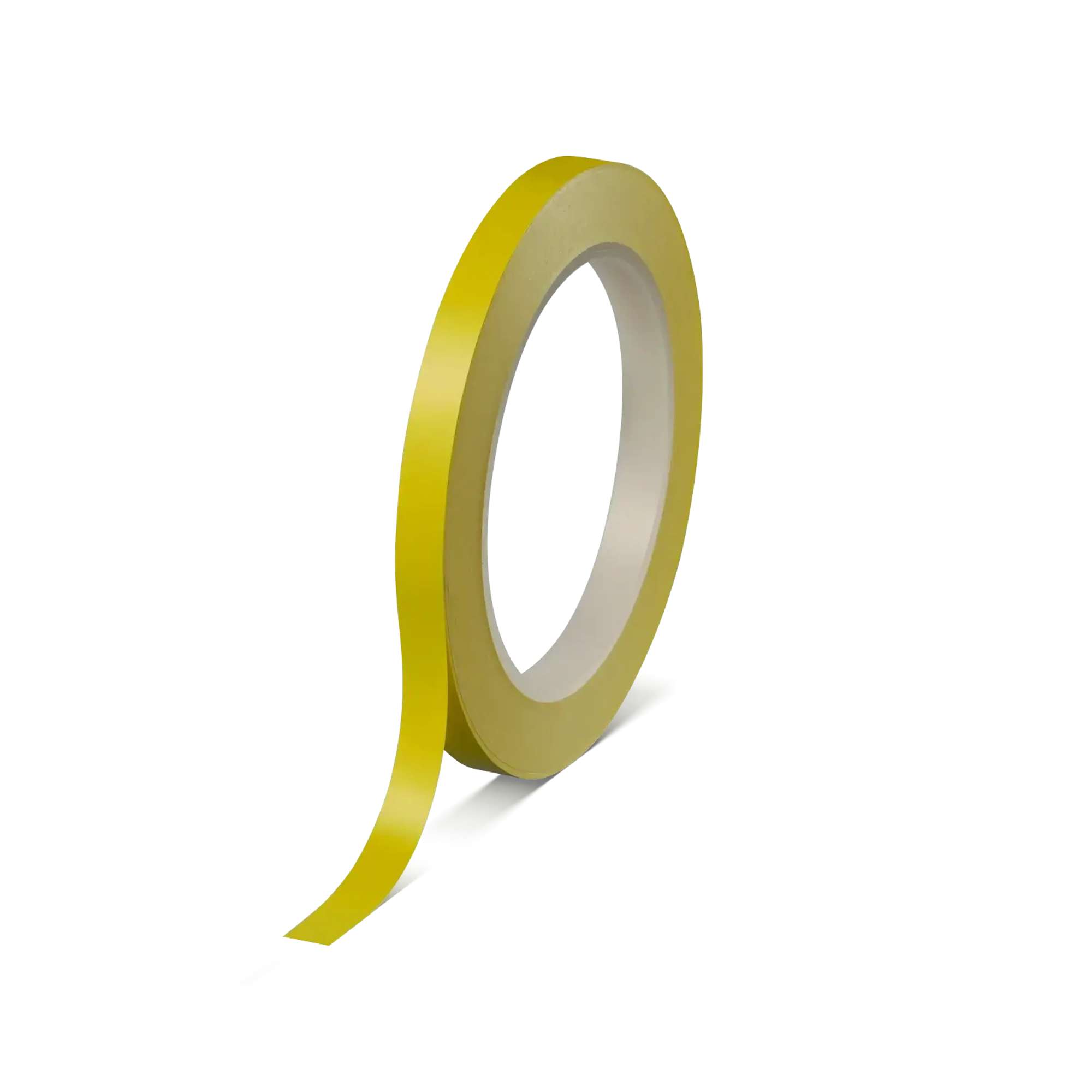 tesa 60404 PVC Klebeband fuer Innenverpackungen, 66 m x 9 mm, gelb