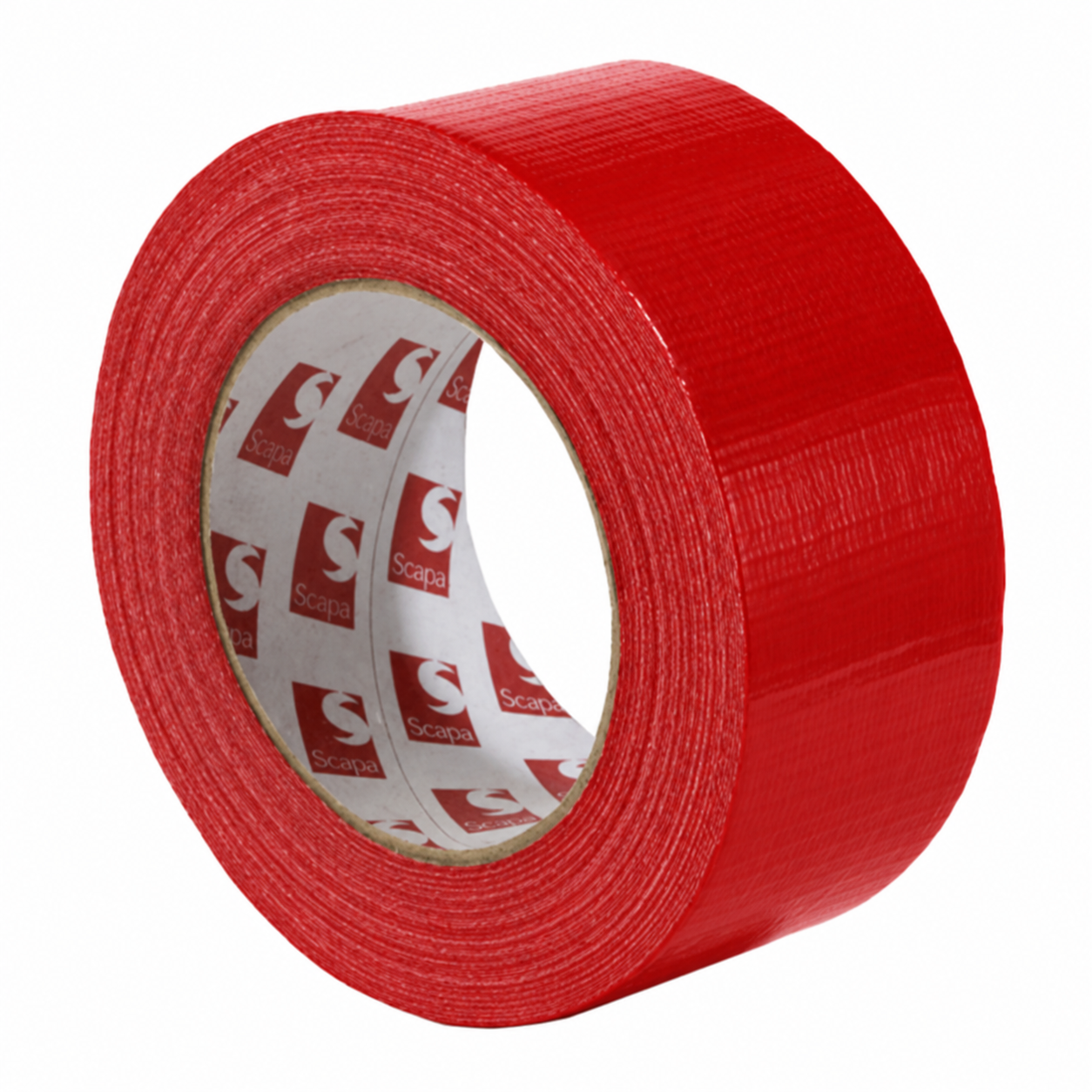 Scapa 3101 Wasserdichtes Premiumtextilband, 25 mm x 50 m, rot