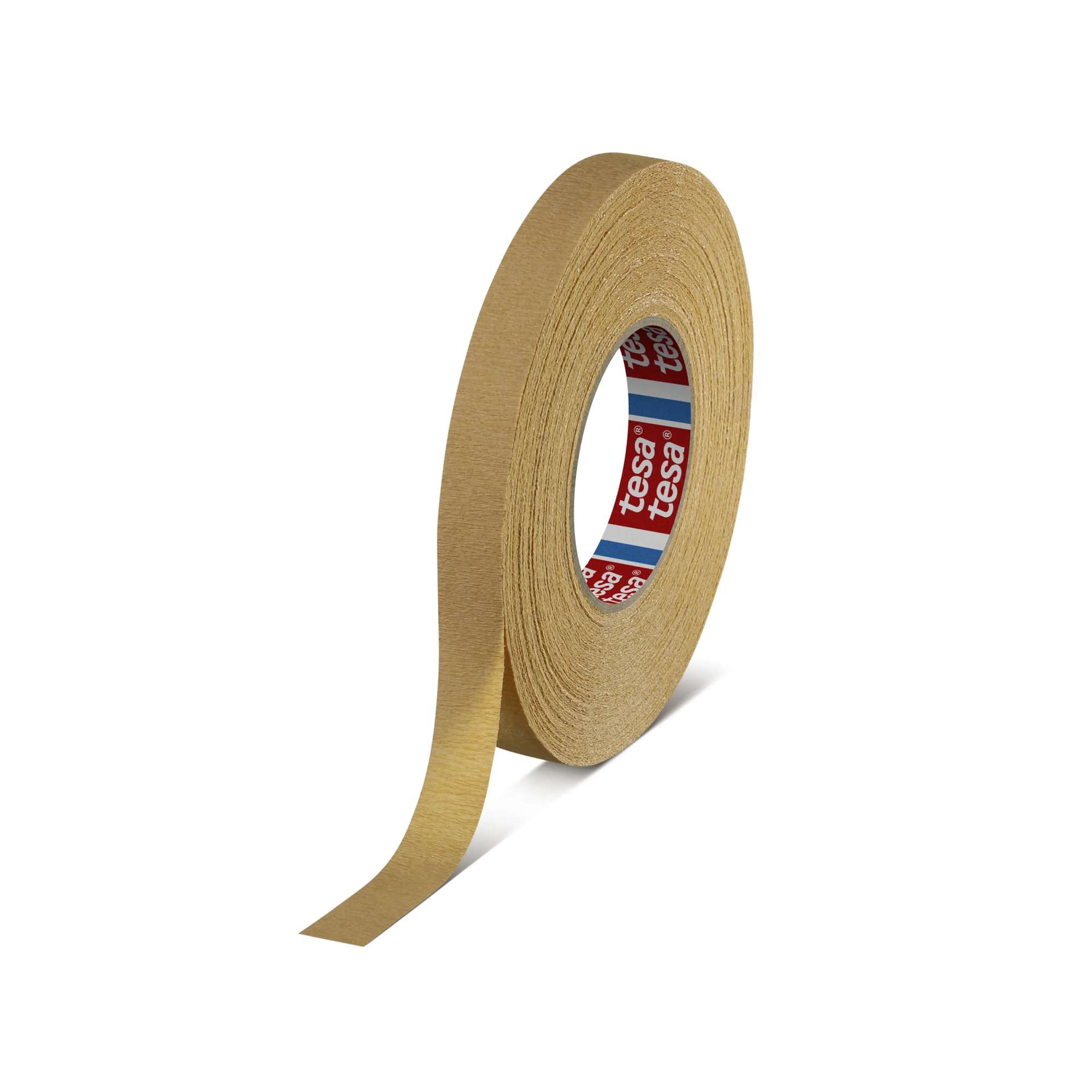 4319-004 tesa 4319 Hochgekrepptes Papierklebeband, 50 m x 19 mm, braun