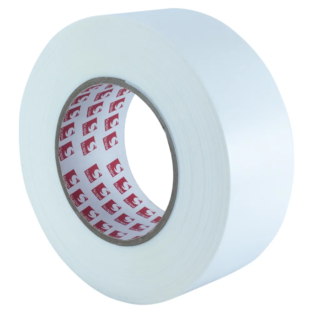 Scapa 234 Polyflex PE film tape - Synthetic Rubber, 180 µm, 48 mm x 33 m, weiss