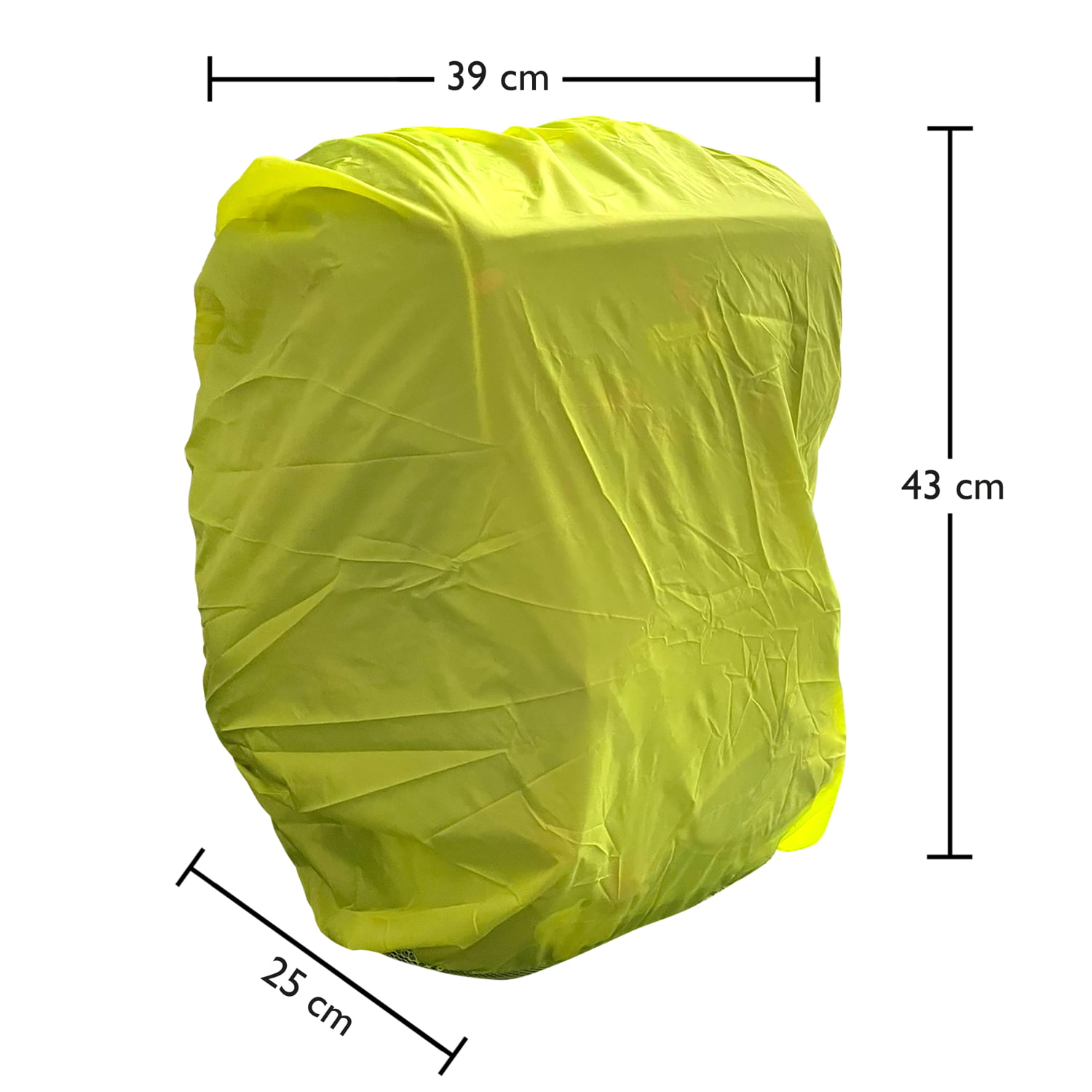 WEDO Ranzen-Regenhaube, leuchtgelb