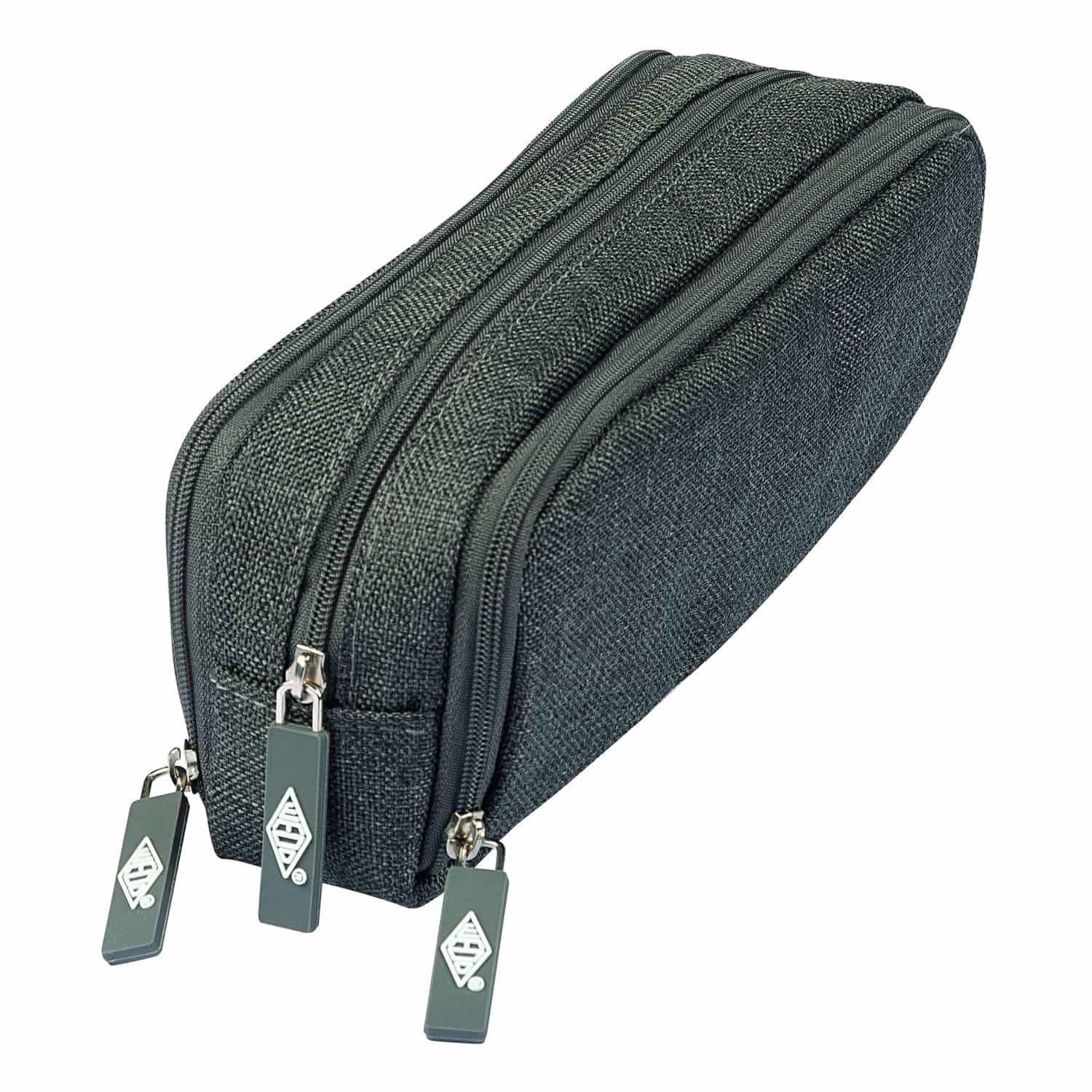 WEDO Mäppchen Schlamperbox College, mit 3 Fächern grau