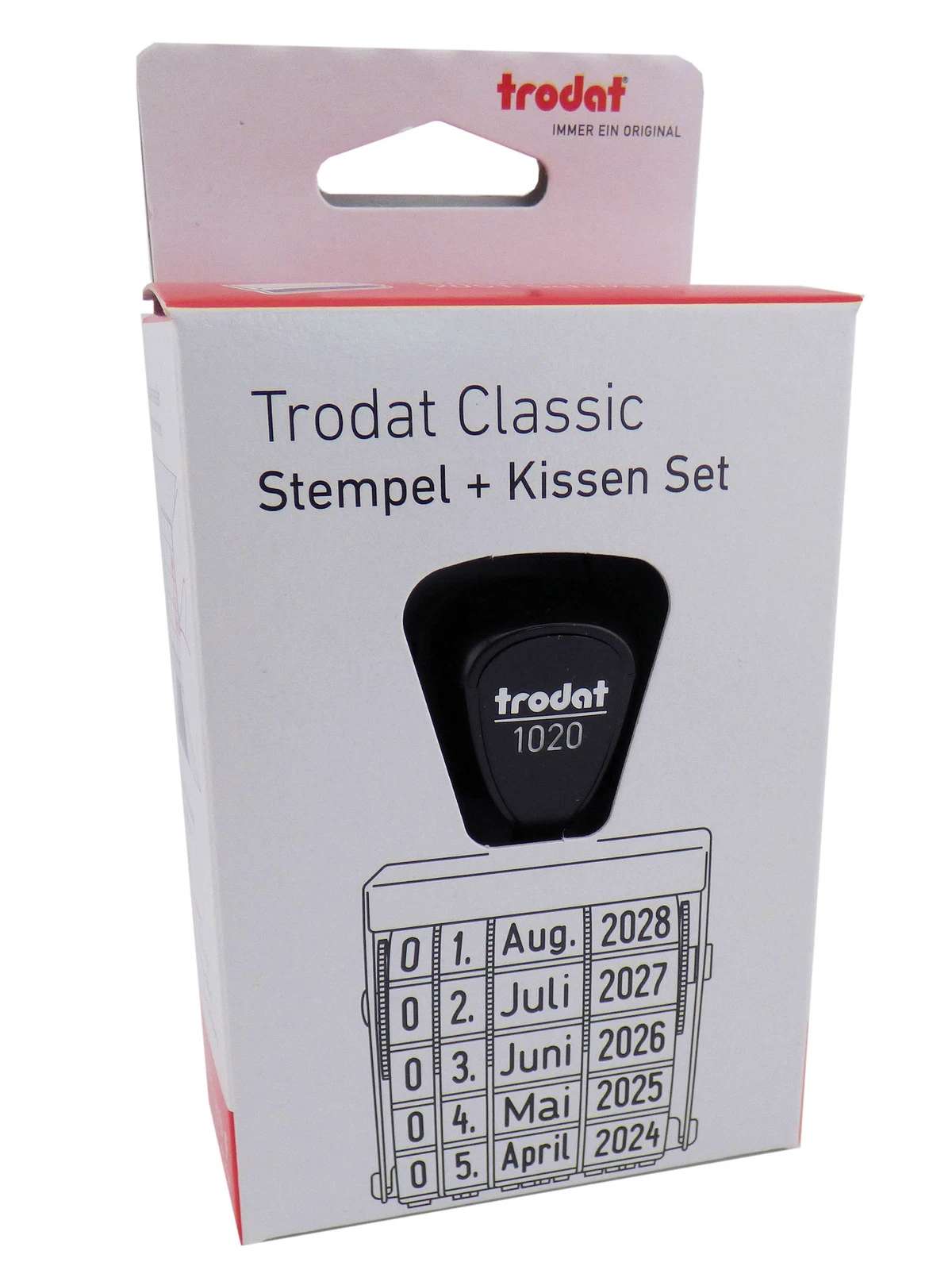 WEDO Stempel Datum in Buchst. Set, Trodat 1020 mit Kissen 9051