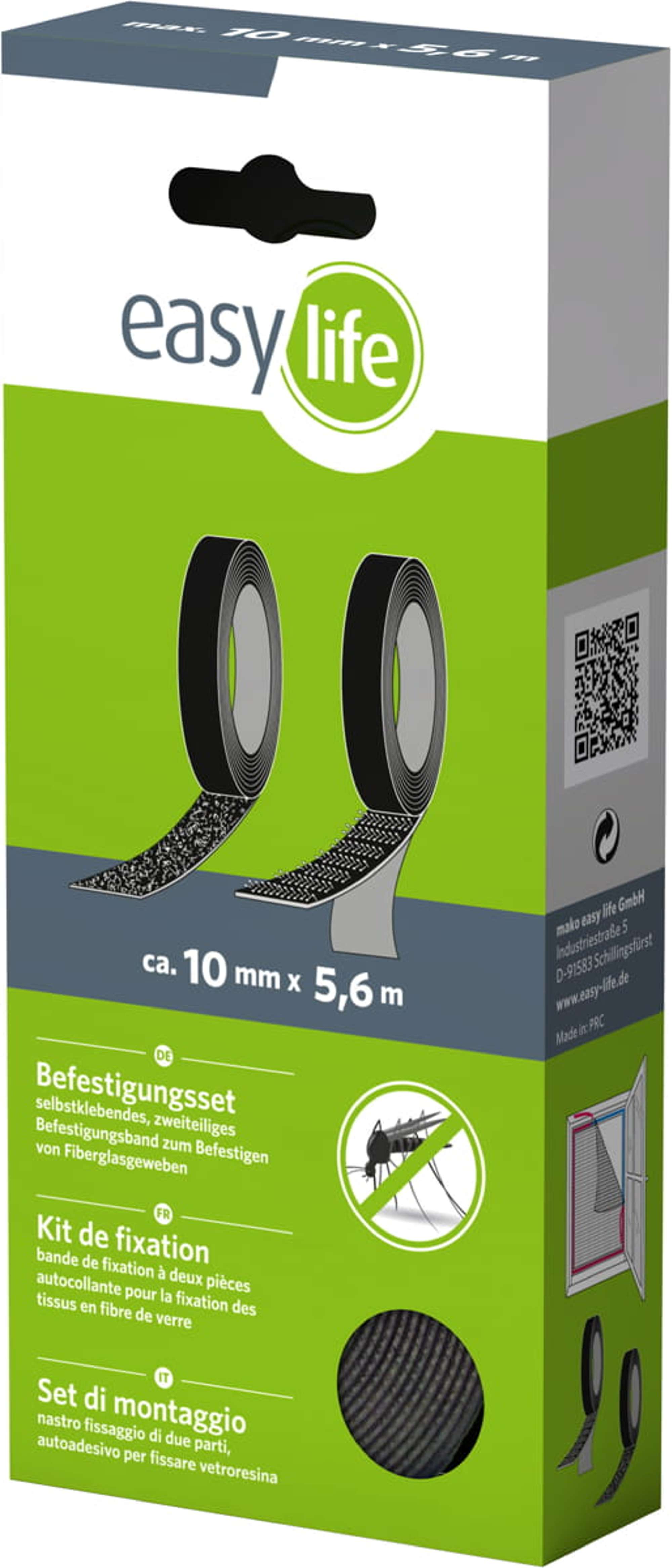 IS-Befestigungsset fuer Fiberglas 560 cm anthrazit
