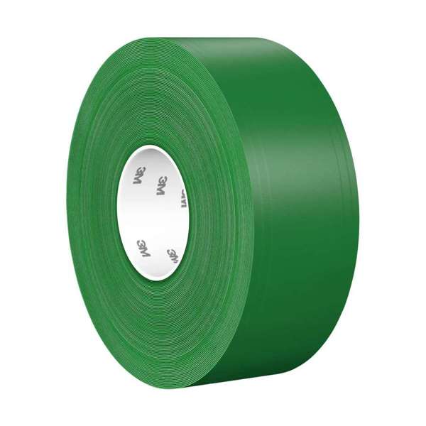 3M Langlebiges Bodenmarkierungsband 971L, 32.9 m x 75 mm, grün