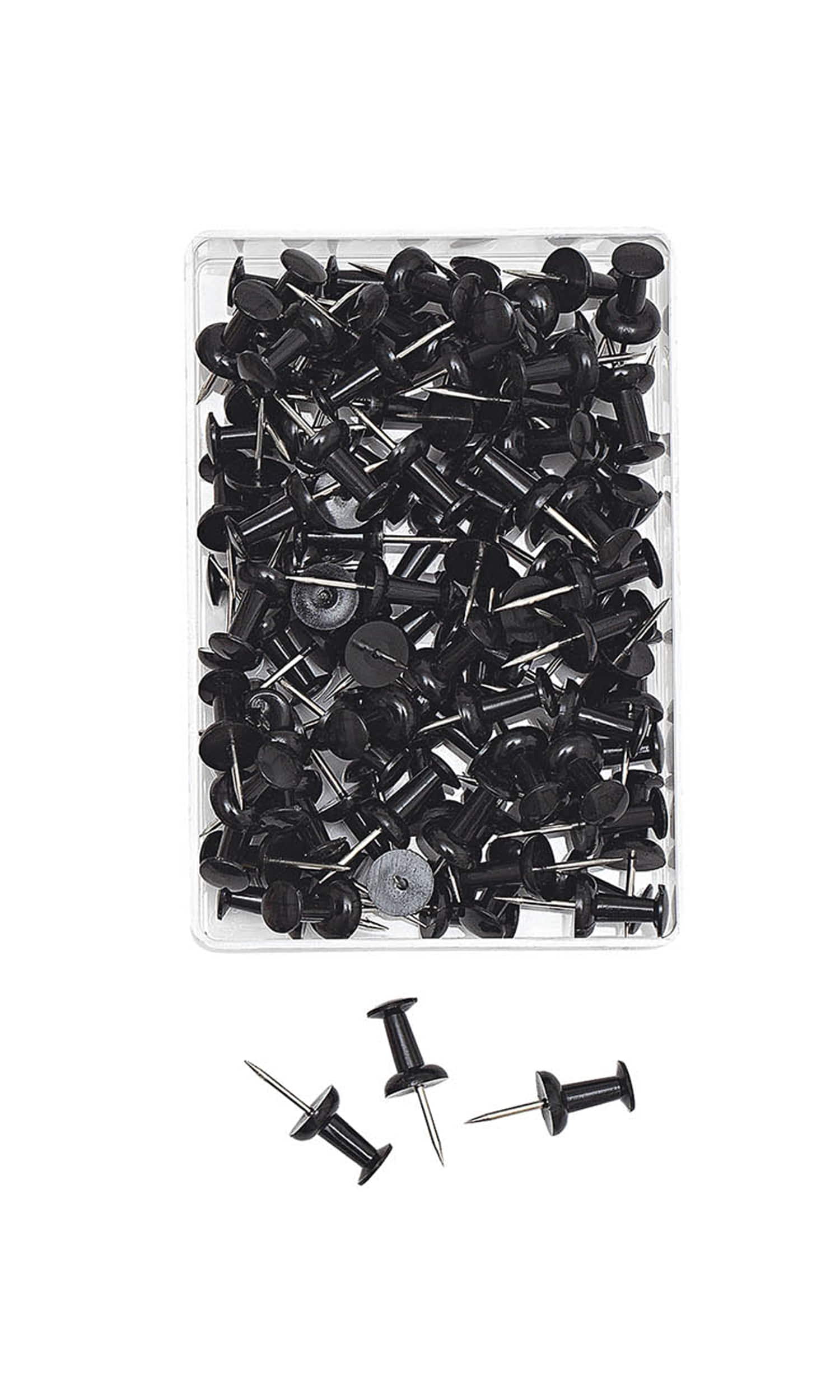 WEDO Pinnnadeln sw 100 St, Diaboloform