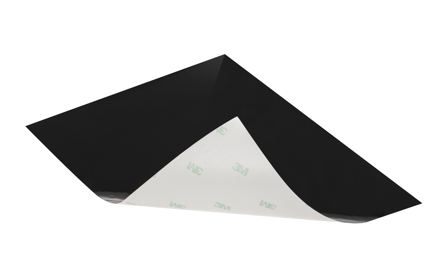 3M Laserbeschriftbare Etikettenfolie 7846, Schwarz glänzend/Weiß, 120 mm x 300 m