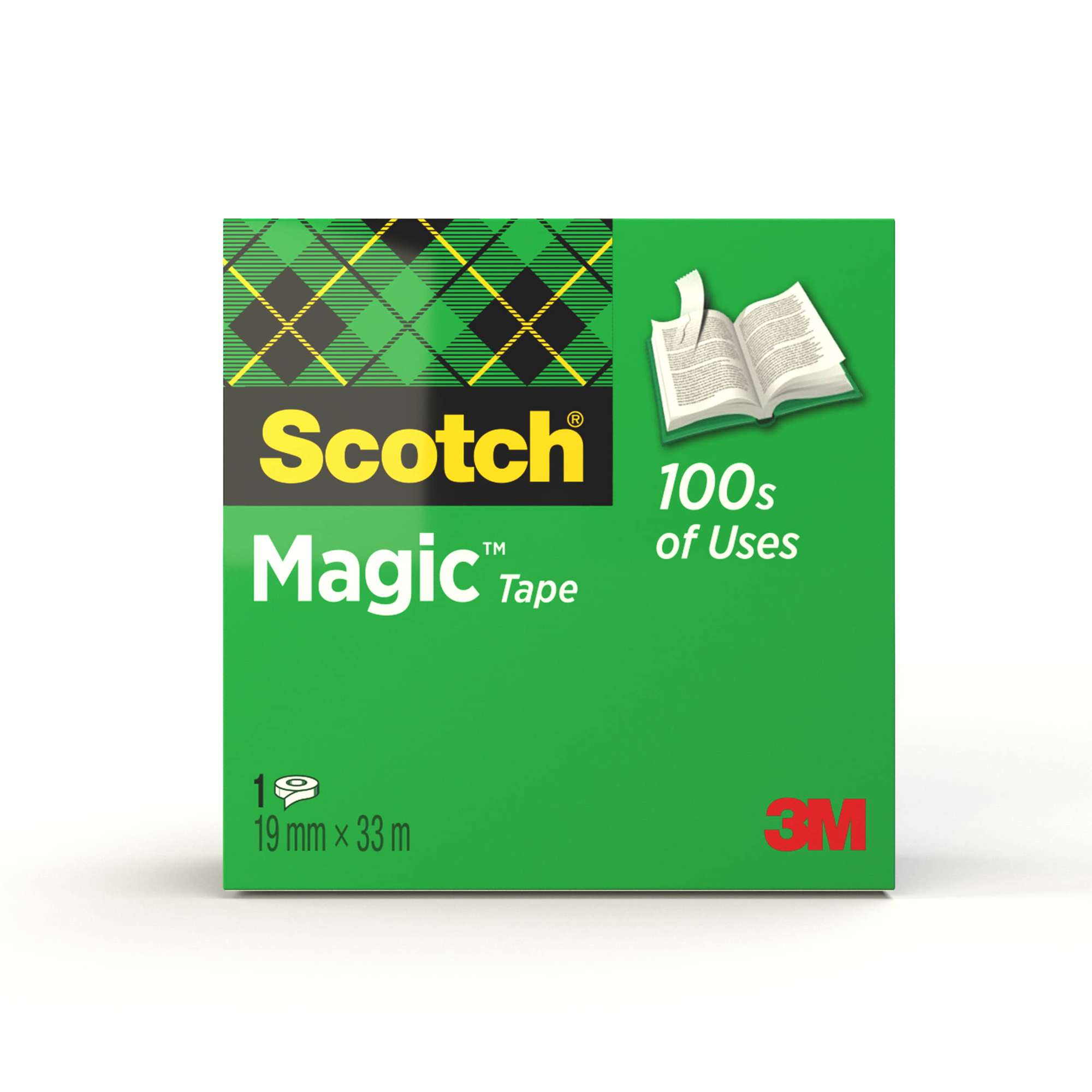 3M Scotch Magic Unsichtbares Klebeband, 66 m x 19 mm, transparent