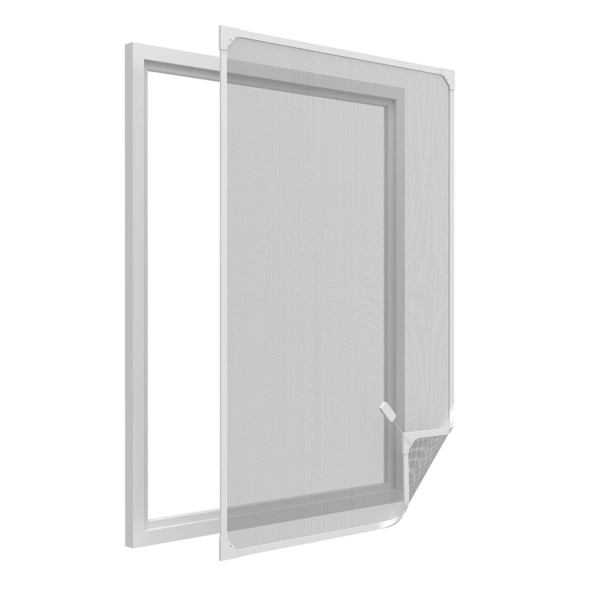 1660-000 IS-Pollenschutz-A-PVC-Magnetrahmen Fenster 120 x 140 cm weiss ALLERGICpro