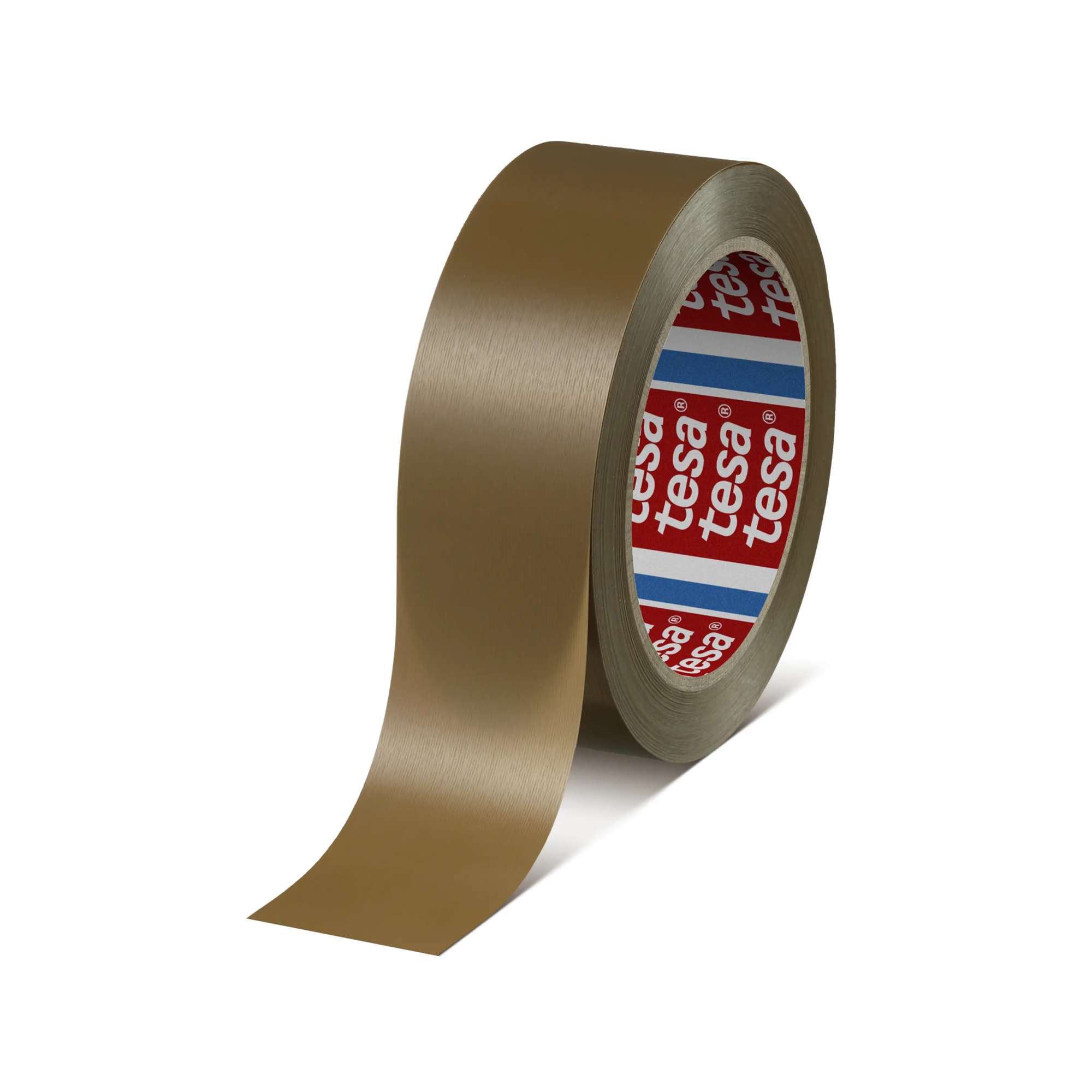 4100-002 tesa 4100 gepraegtes Premium PVC Packband, 66 m x 38 mm, braun