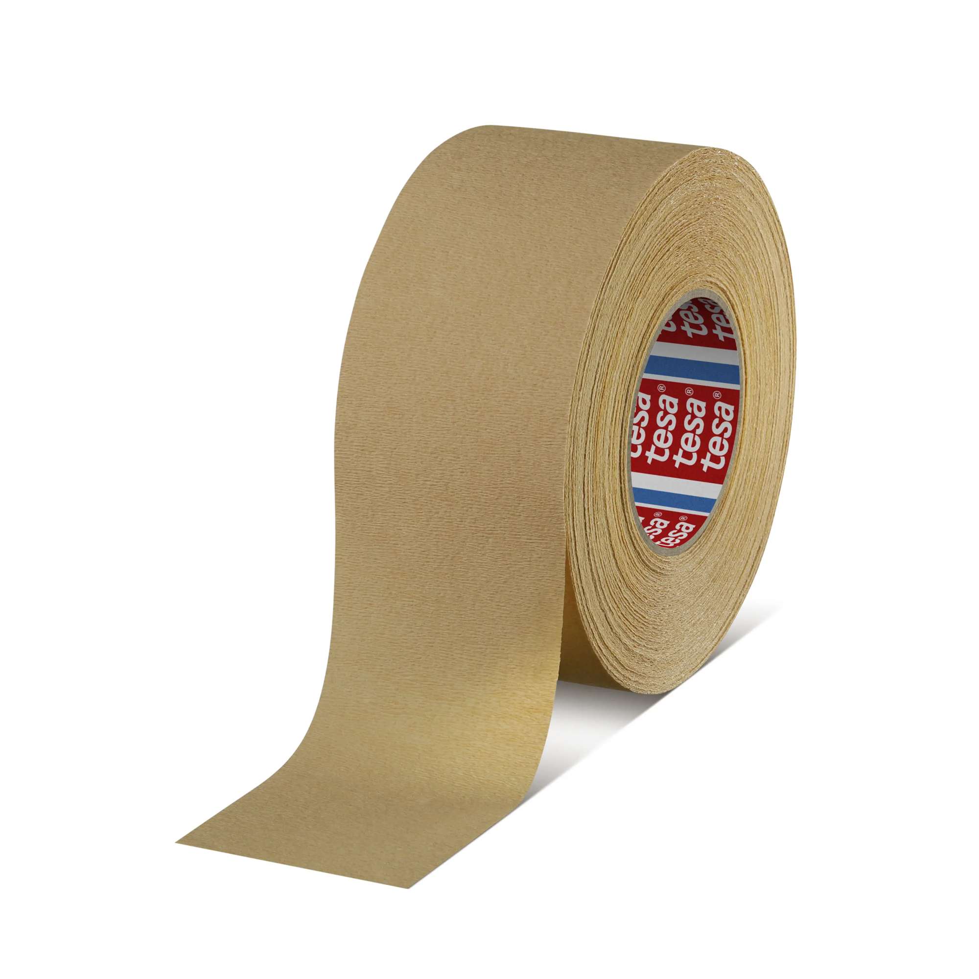 4319-011 tesa 4319 Hochgekrepptes Papierklebeband, 50 m x 75 mm, braun