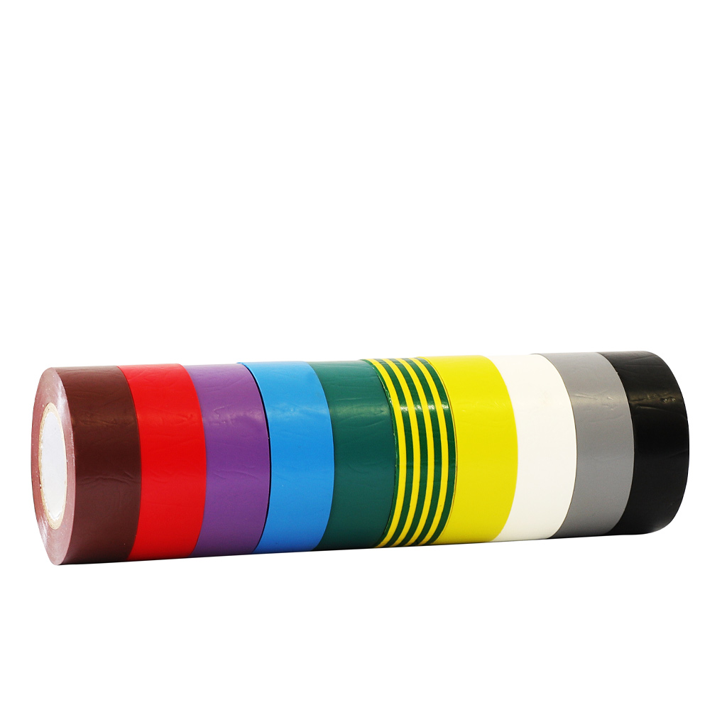 gws Weich-PVC Isolierband, 10 m x 19 mm, Regenbogenpack