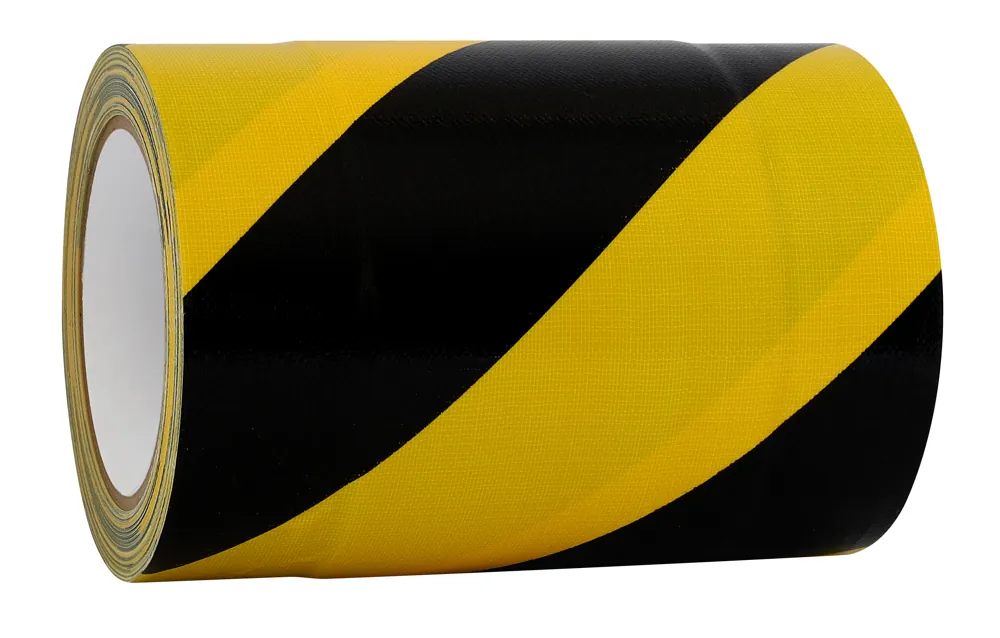 Gaffer-Tape 686 Tunnelband zur Kabelfixierung, 15 m x 150 mm, schwarz/gelb