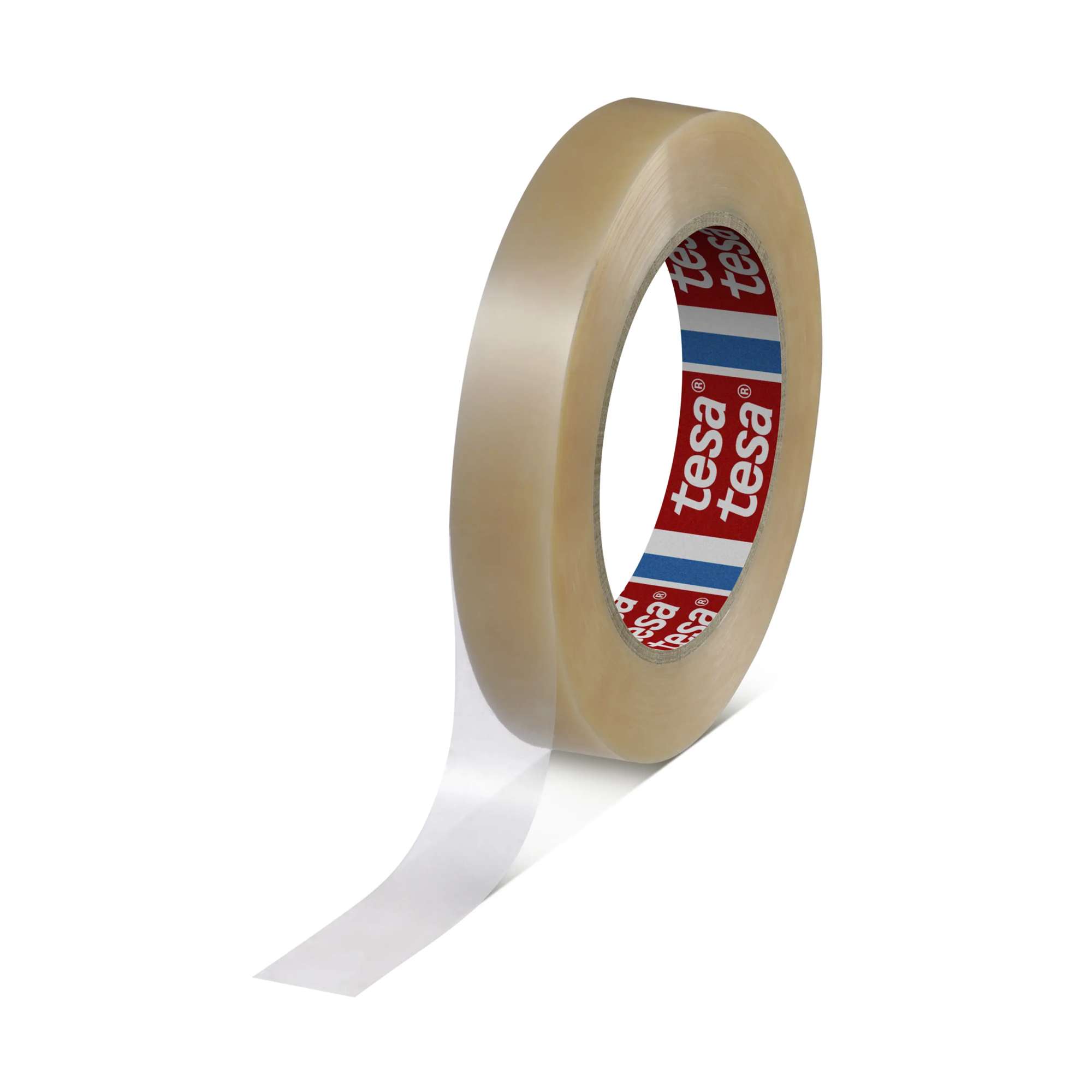 tesa 4122 Premium PVC Gefahrgut-Packband, 66 m x 19 mm, transparent