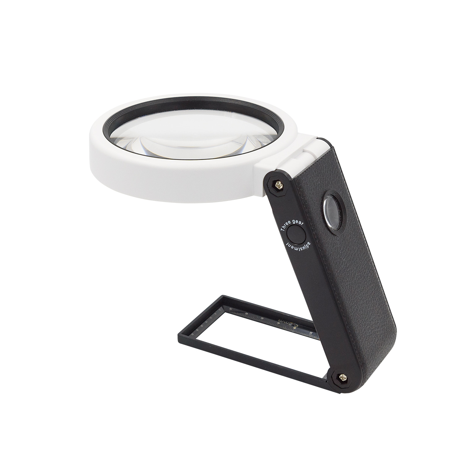 WEDO Lupe mit LED-Licht und UV, sowie USB und Standfuss sw