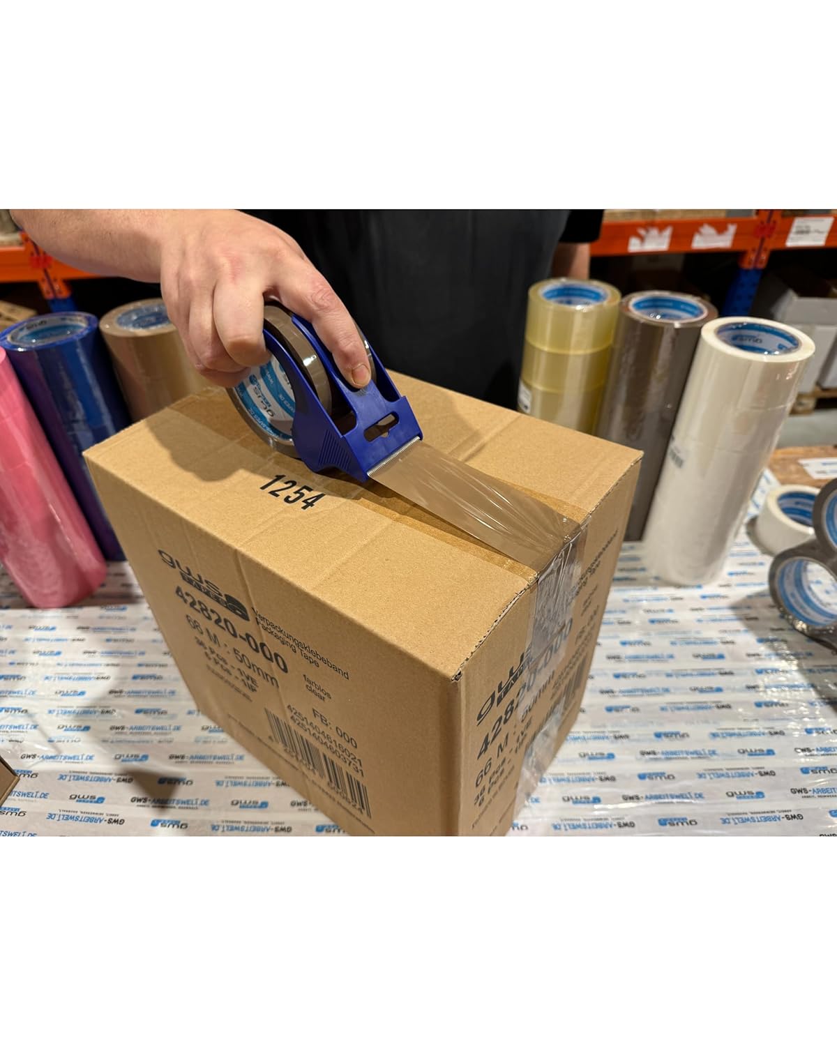 405060S-000 gws Büro-Home-Abroller, Handabroller für Packband