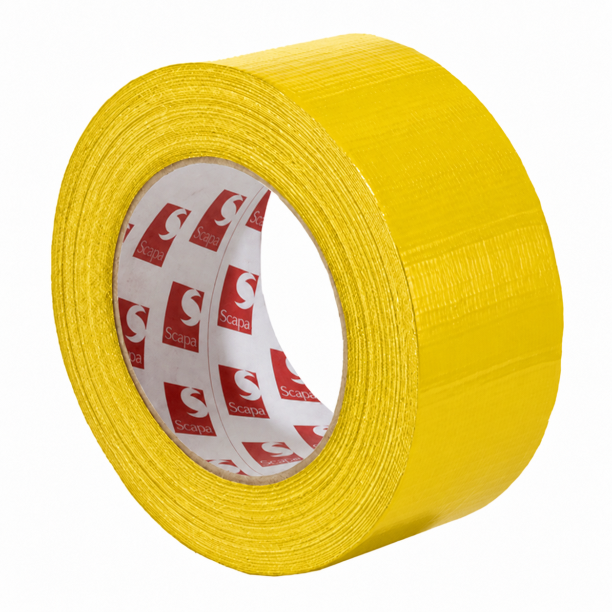 Scapa 3101 Wasserdichtes Premiumtextilband, 25 mm x 50 m, gelb