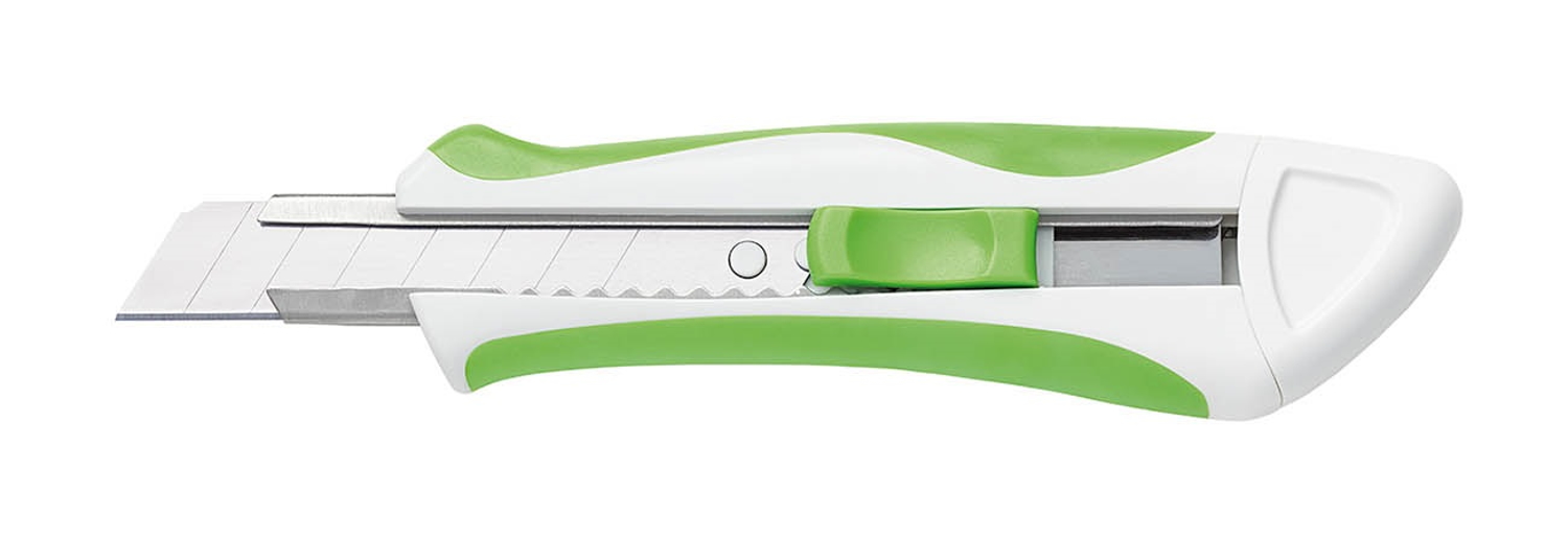 WEDO Cutter Soft 18 mm gn.ws, Comfortline incl. 2 Klingen