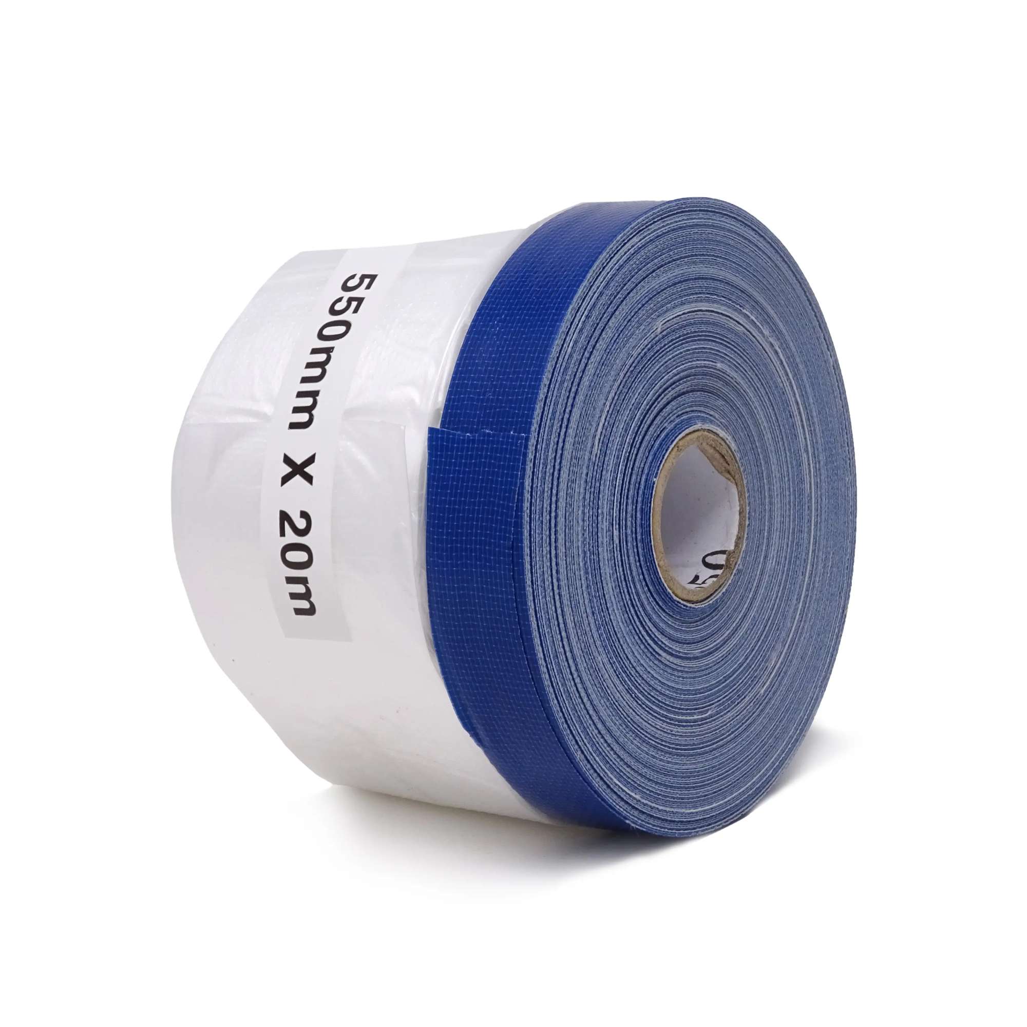 gws Maler-Abdeckfolie mit Gewebeklebeband, 20 m x 550 mm, blau mit Folie