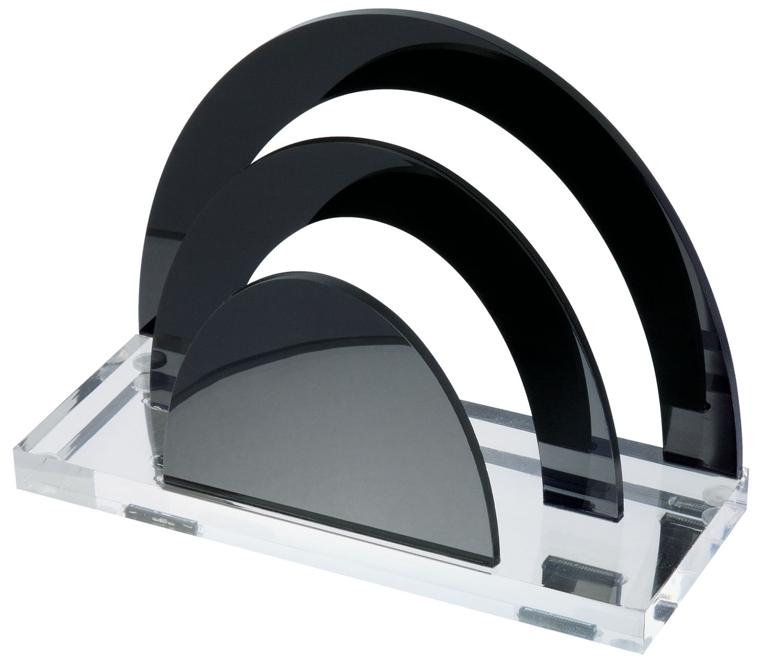 WEDO Acryl Briefständer 2 Fächer, Exclusiv gk.sw