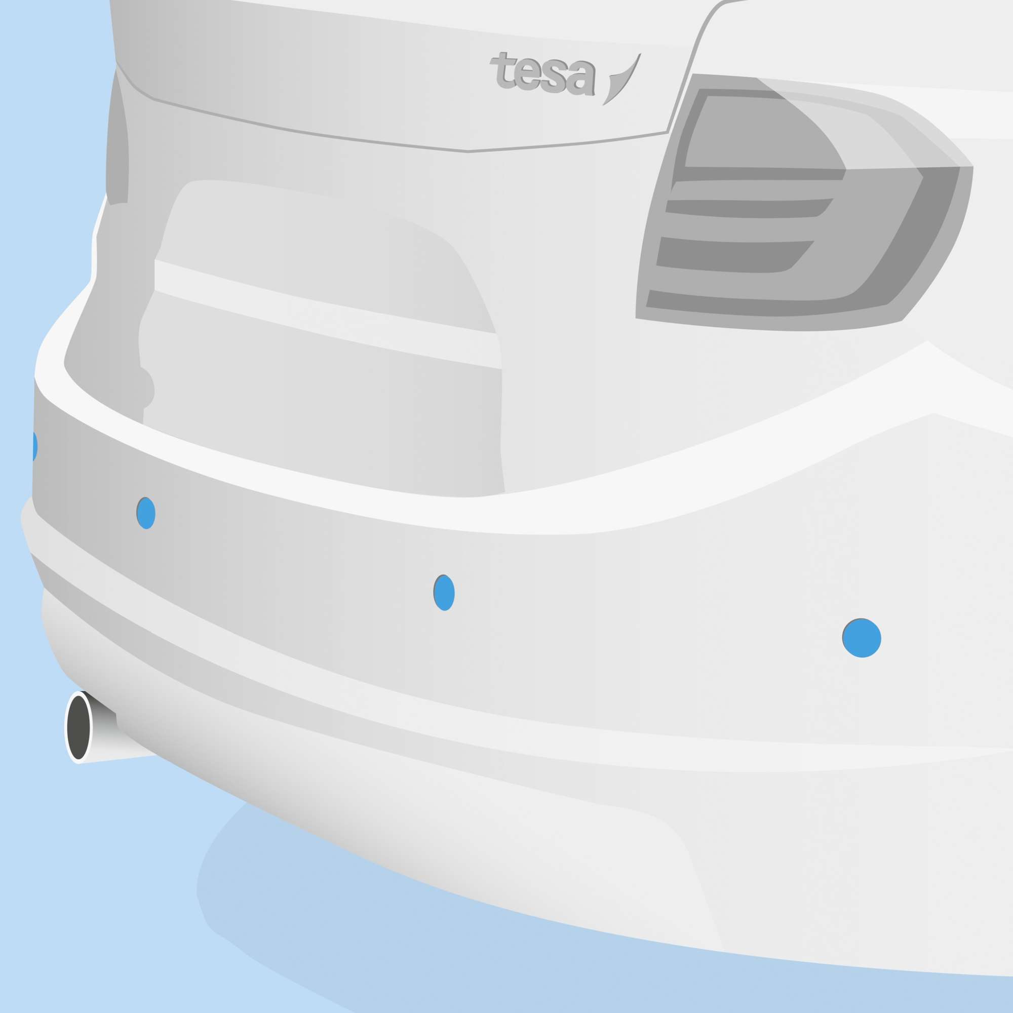 tesa ACXplus 77805 Primerless doppelseitiges Acrylatschaumklebeband, 33 m x 30 mm, grau