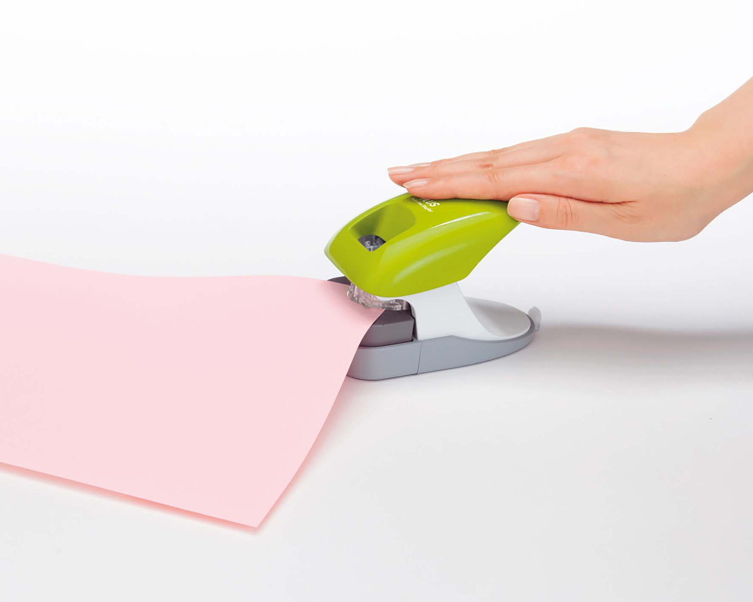 WEDO Hefter klammerlos h.gn, 10 Blatt Tischmodell