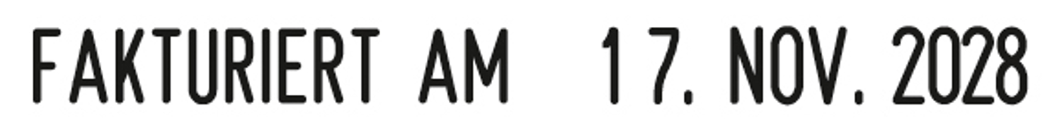 WEDO Stempel Wortband m. Datum, Trodat 4817 Printy