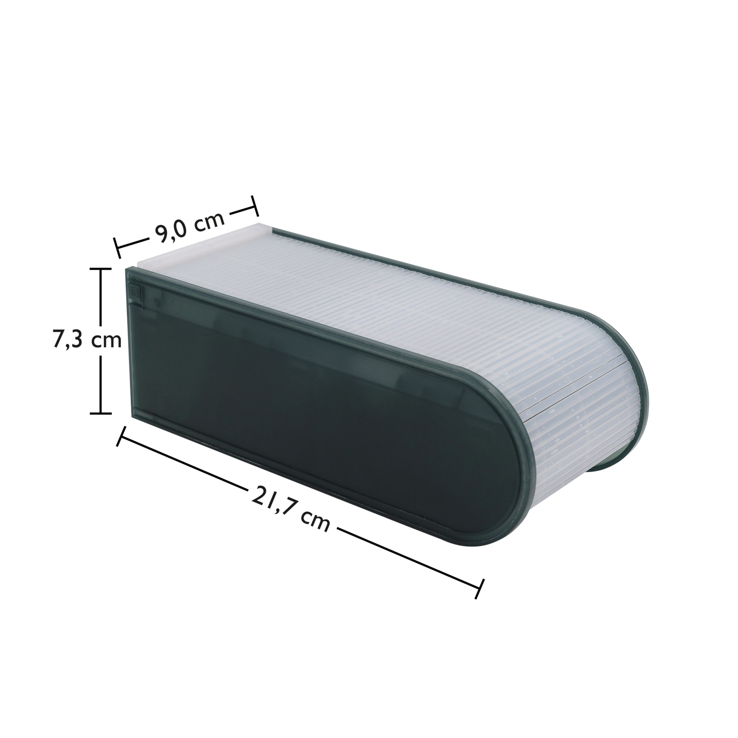 WEDO Karteibox A8 500 gefüllt grau, Lernkartei
