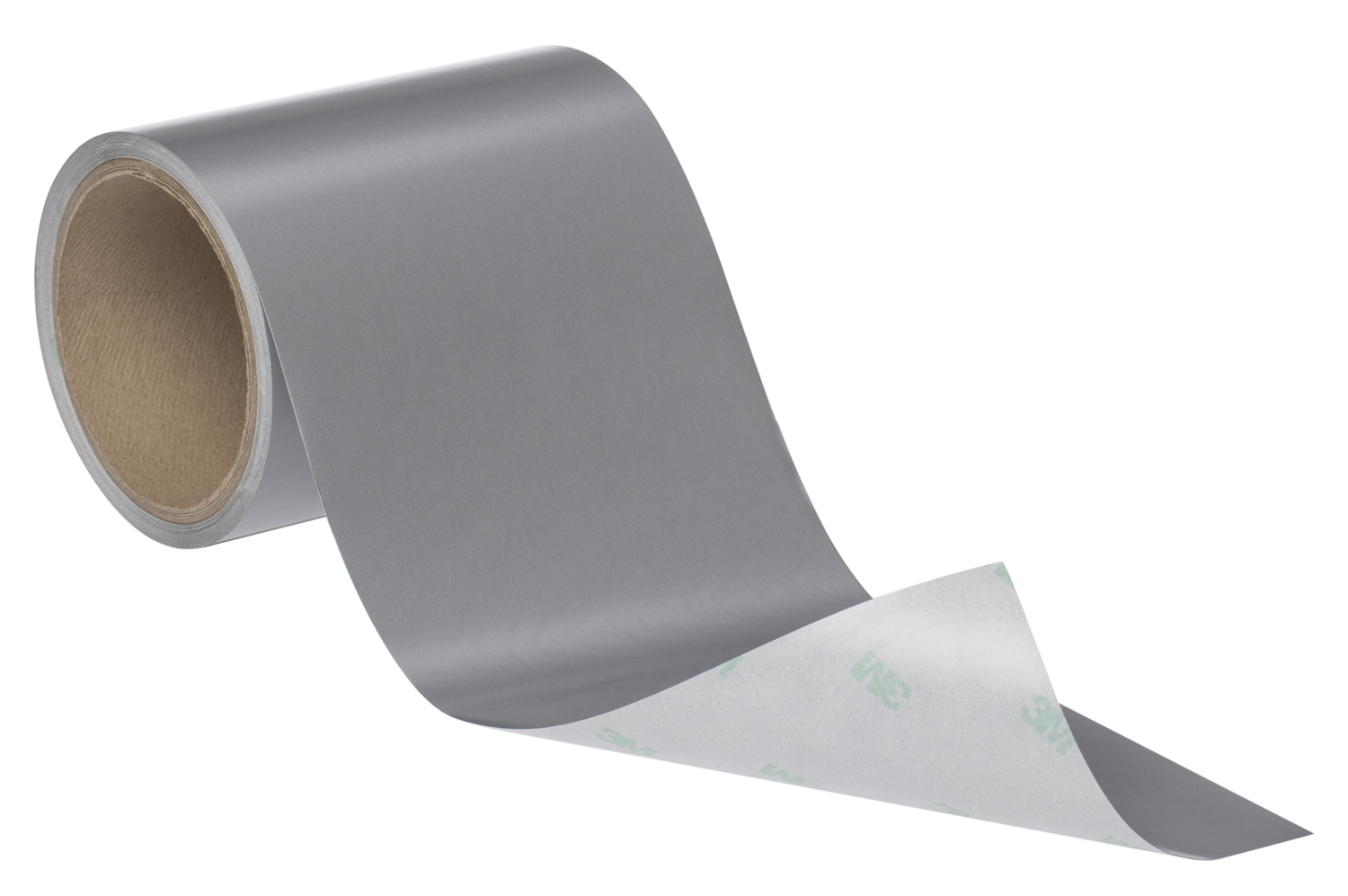 3M Laserbeschriftbare Etikettenfolie 7848, Silber matt/Schwarz, 90 mm x 300 m