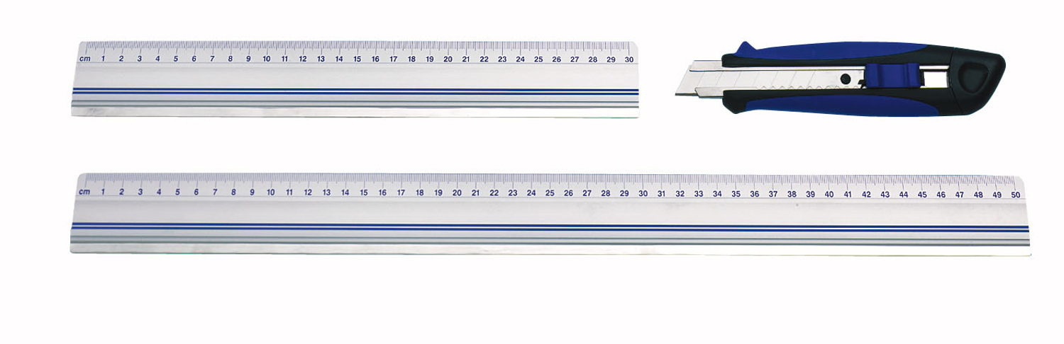 WEDO Schneidelineal 30cm Alu, mit Rutschbremse