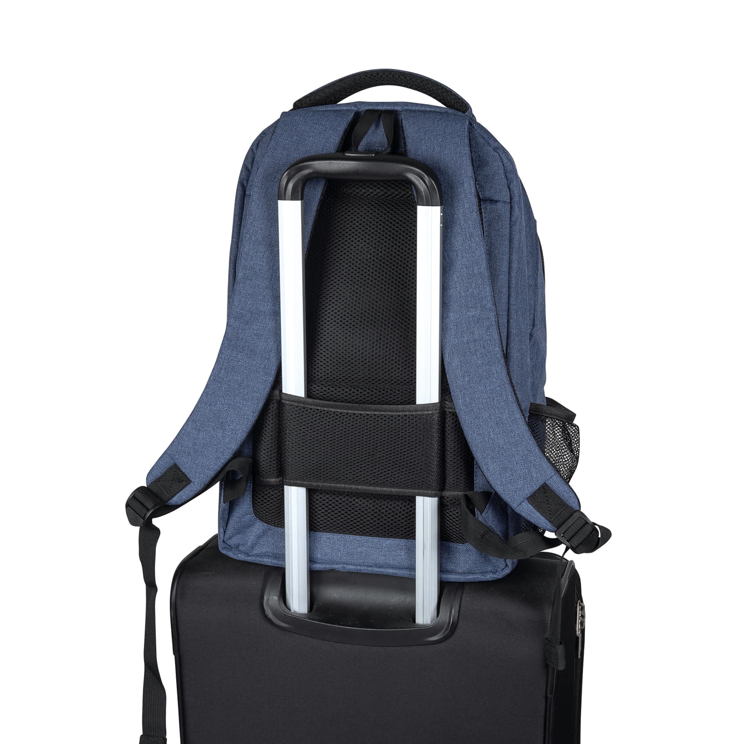 WEDO Rucksack Denim blau, mit Komforausstattung
