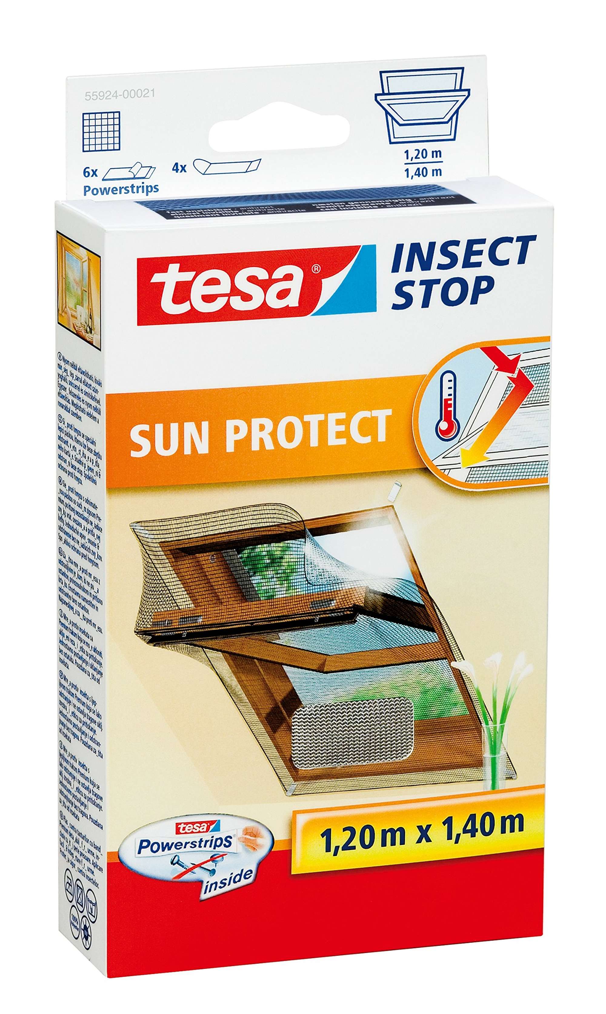 tesa Fliegengitter Dachfenster, Sonnenschutz, beste Qualität, 1 Versandrückläufer