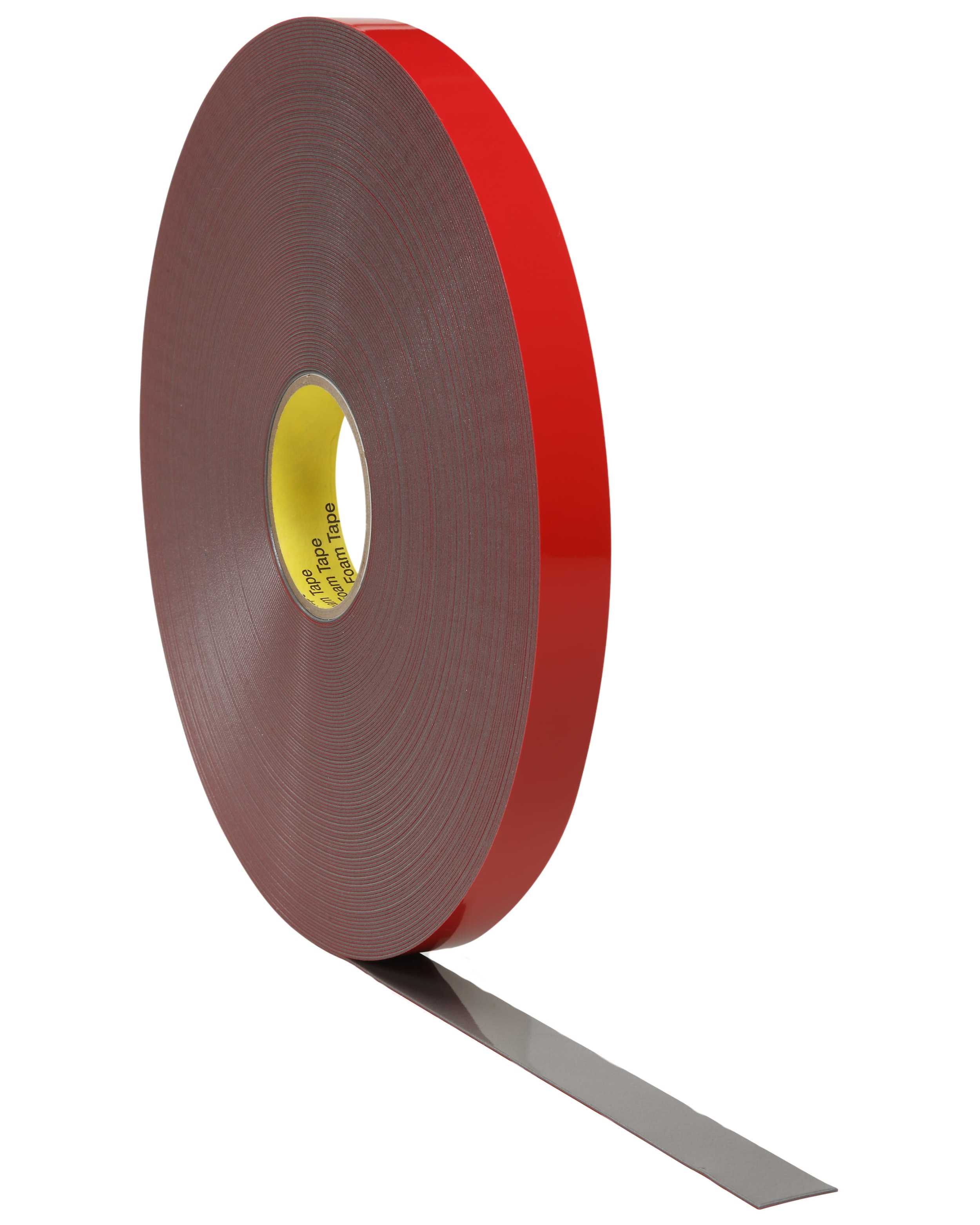 3MGT6012F-000 3M GTE6012F Acryl Schaum doppelseitig, 66 m x 6 mm, grau