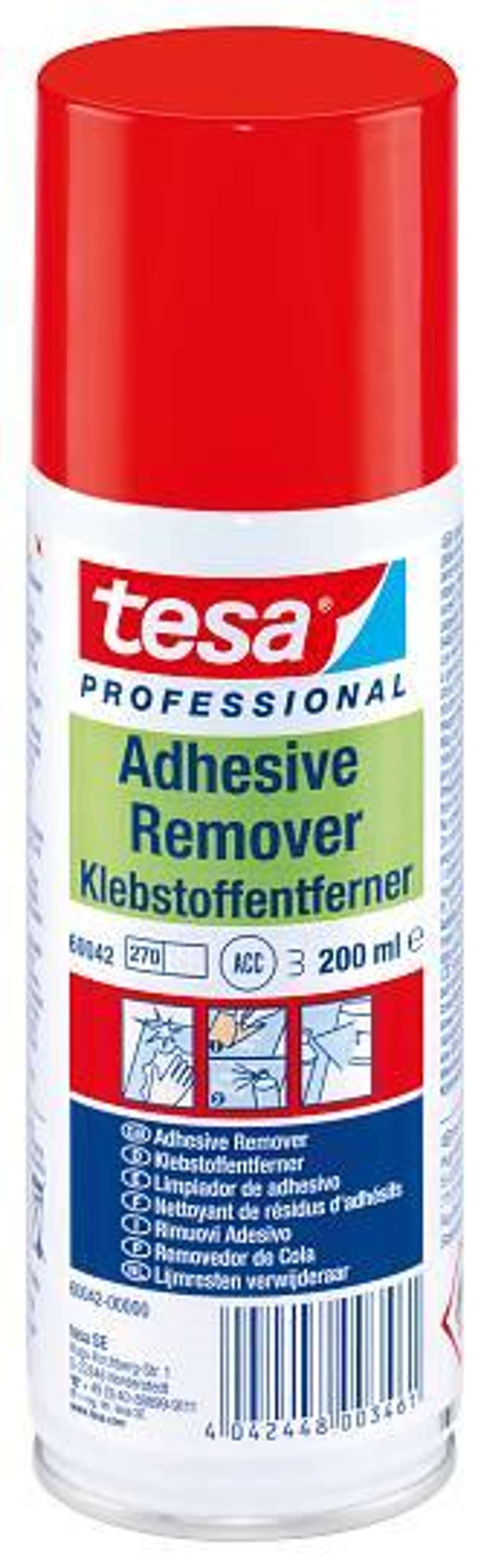 tesa 60042 Klebstoffentferner Spray, 200 ml